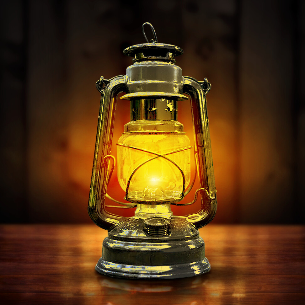 ArtStation Oil Lamp Motion Art