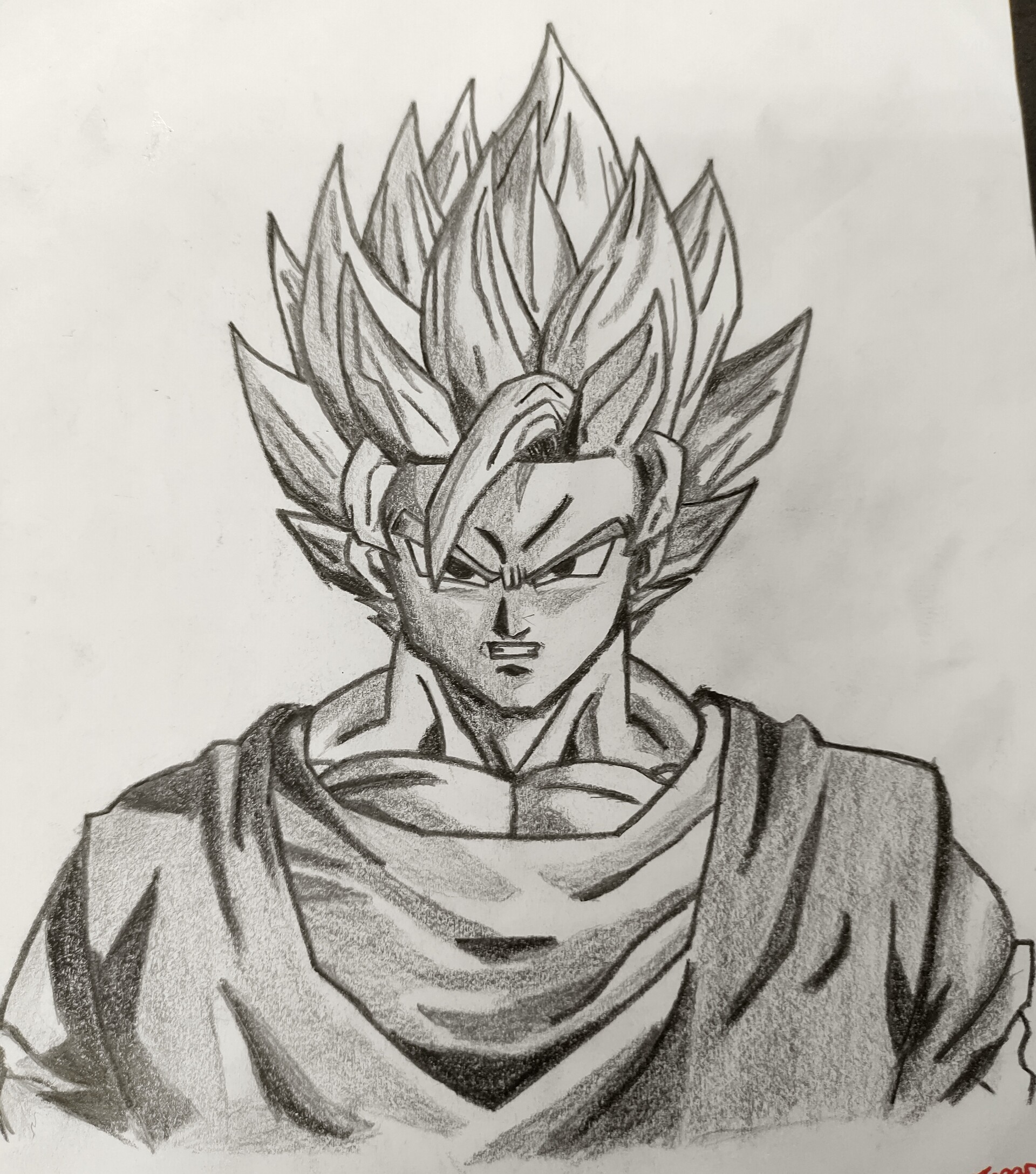 Goku Ssj2 Drawing