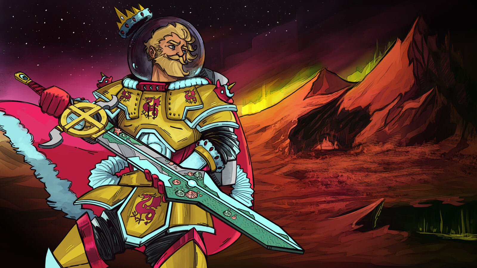 Arthur: King of Mars - Global Game Jam 2021 (concept art)