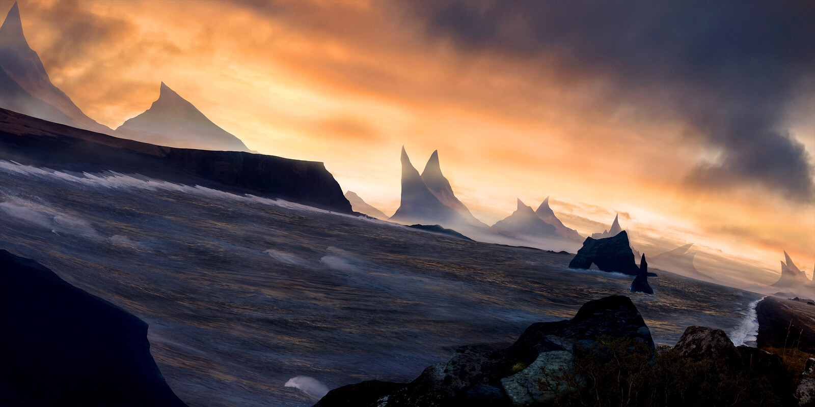 cinematic Matte Painting