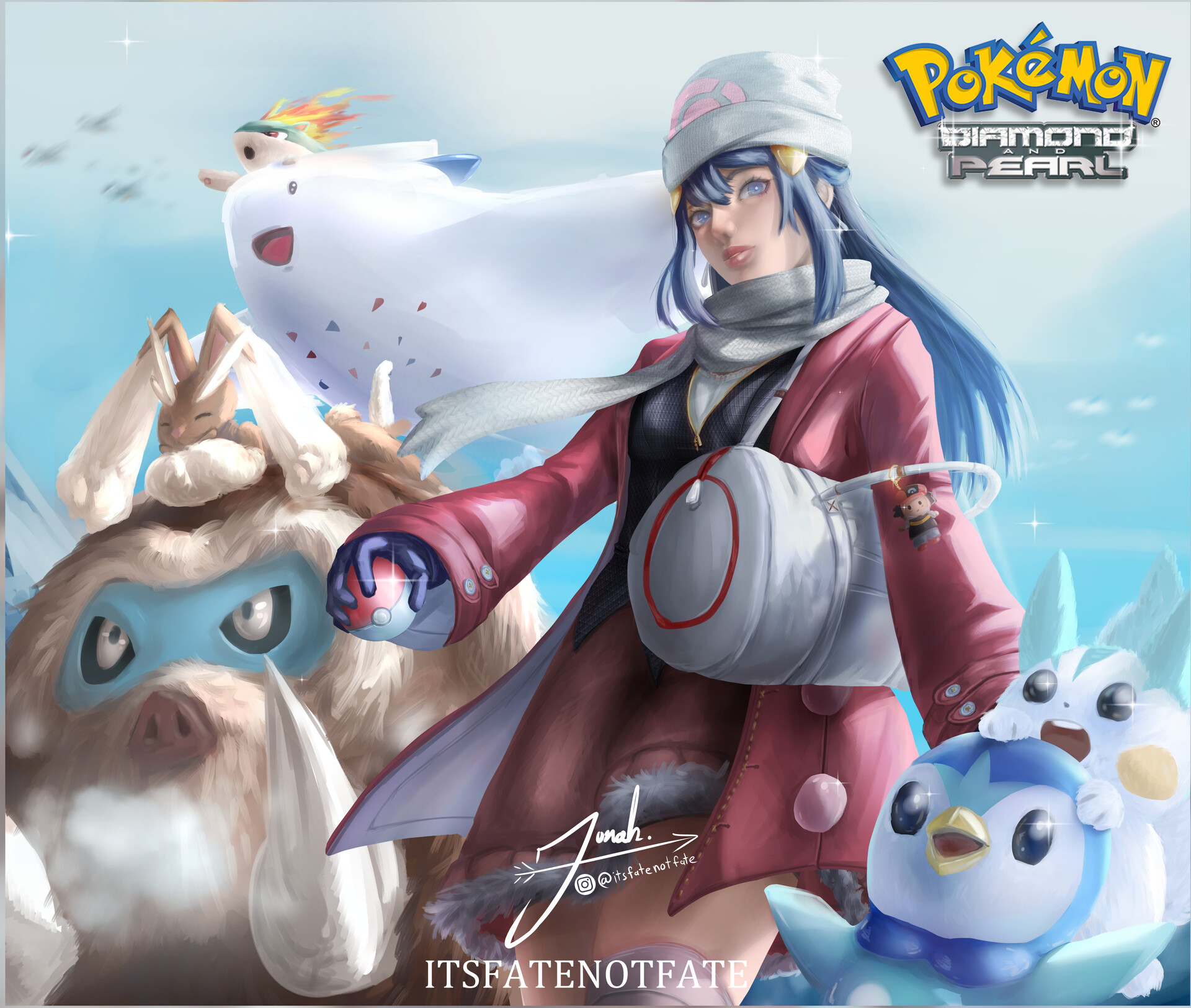 Hikari (Pokémon) (Dawn (pokemon)) - Pokémon Diamond & Pearl