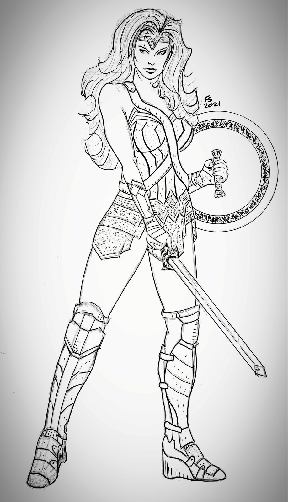ArtStation - Wonder Woman, Witch Doctor Art