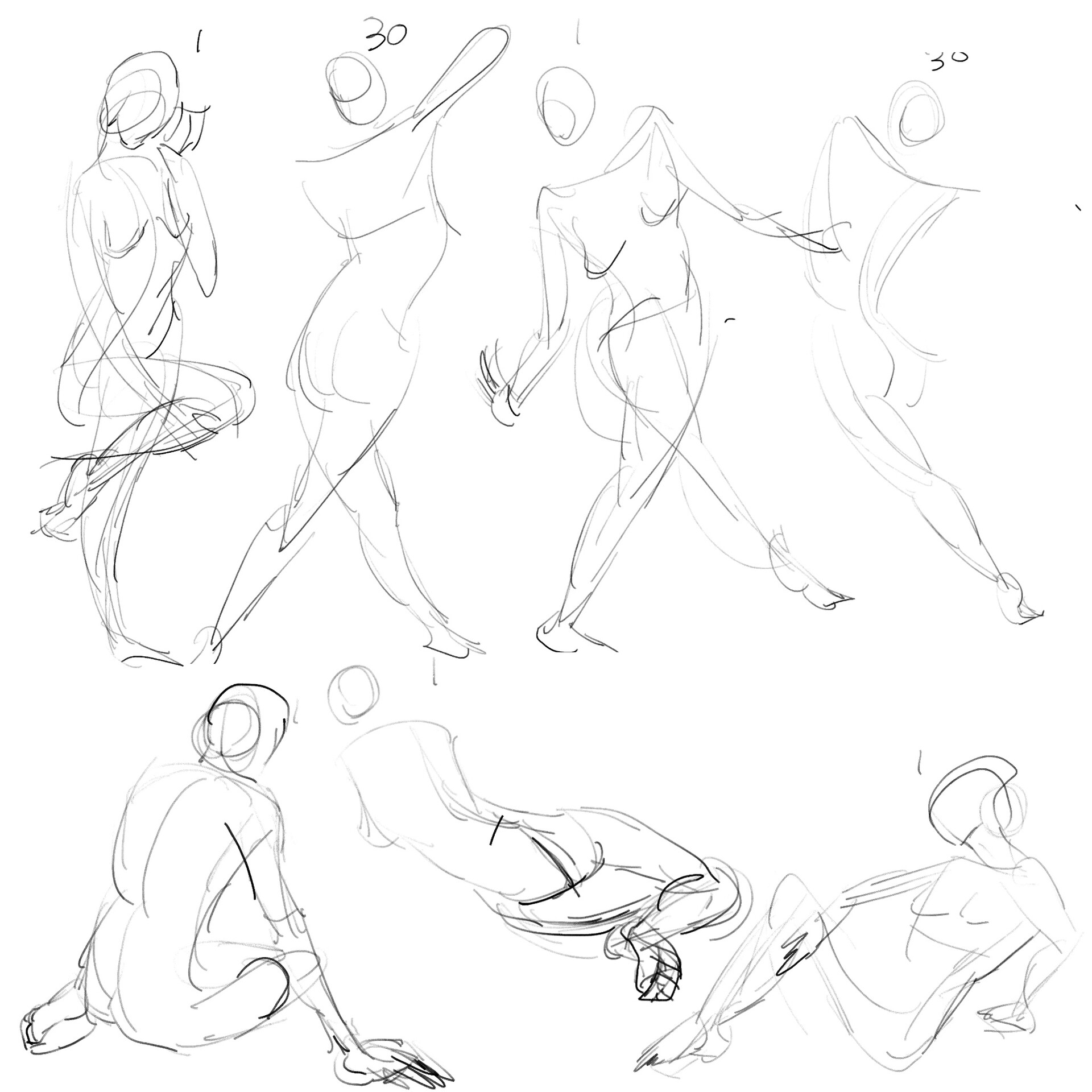 30 second gesture drawing