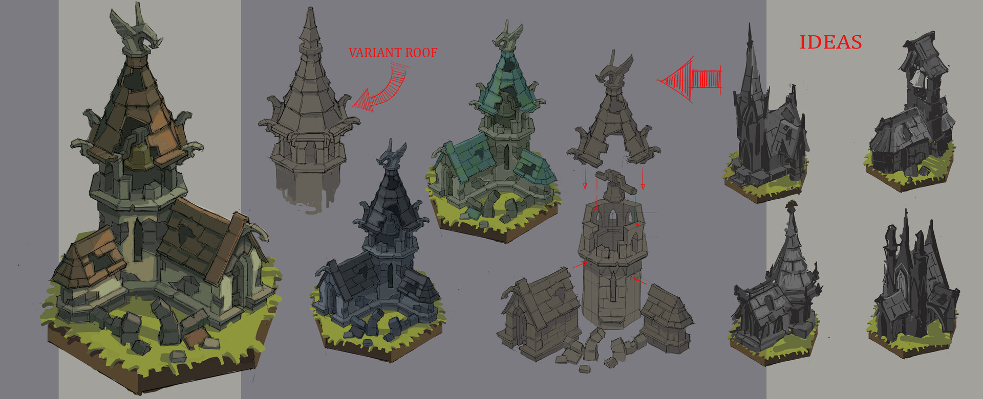 ArtStation Abandoned church