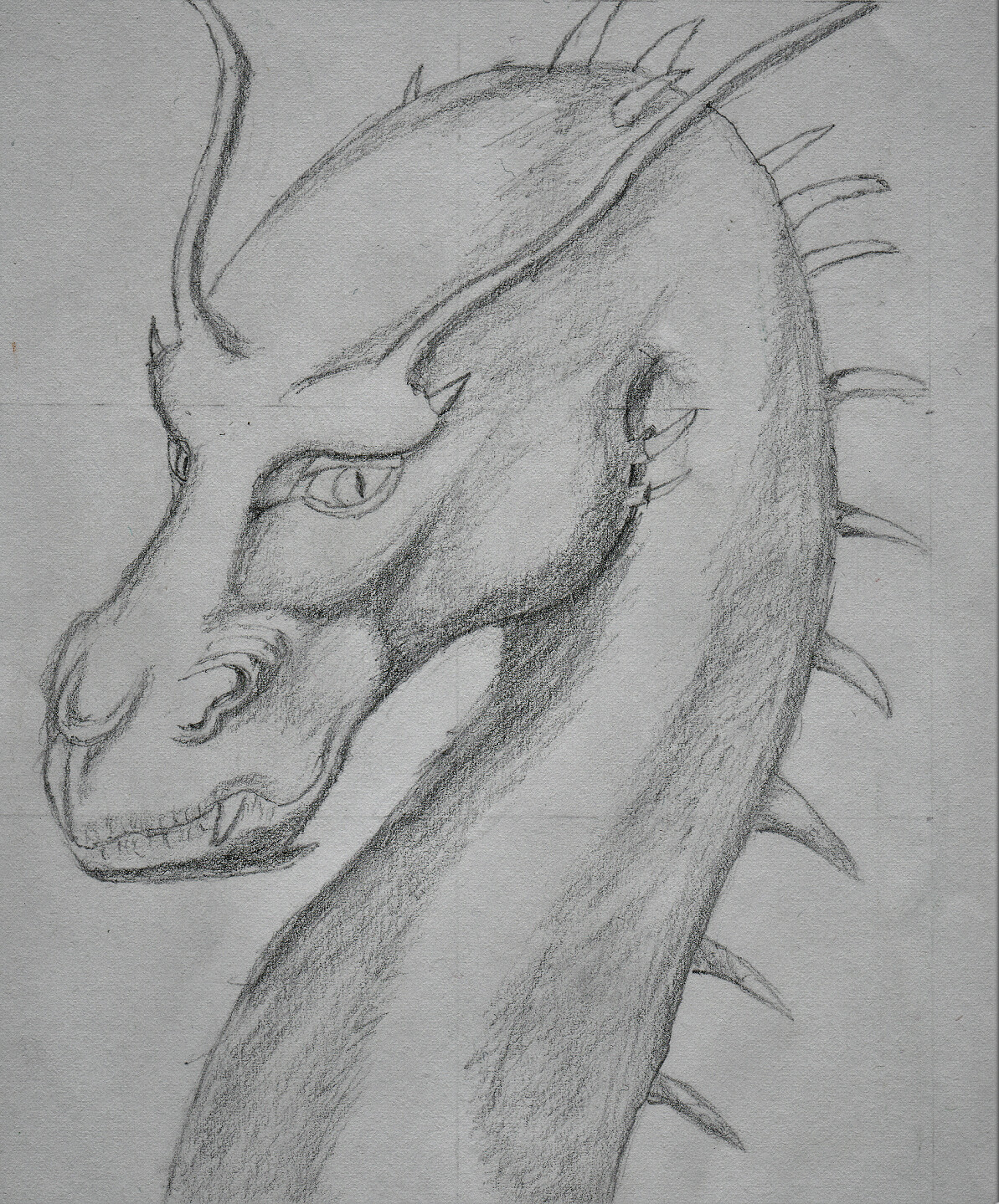Artstation - Old Saphira Drawing