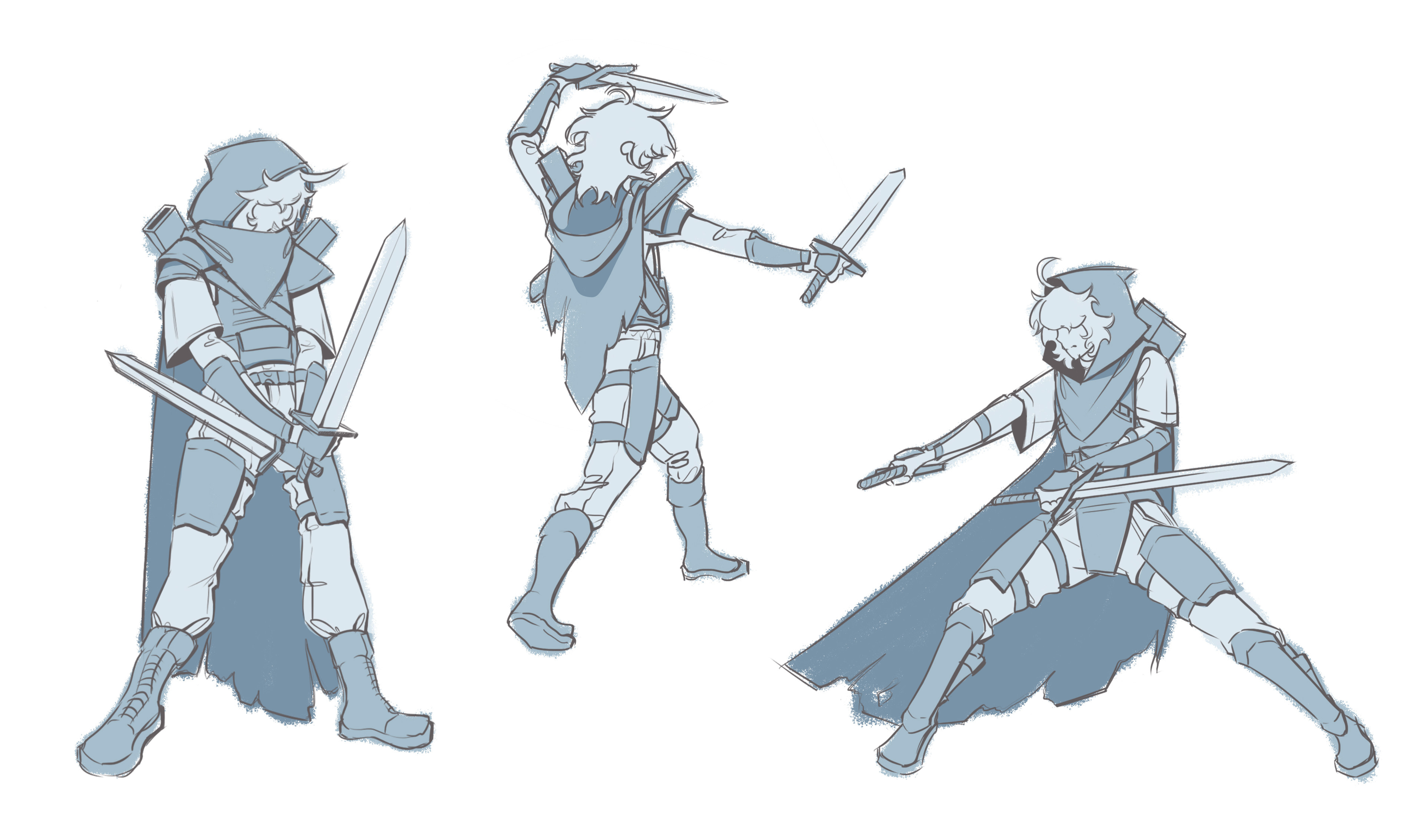 SalteriousArt Dual Sword Gestures