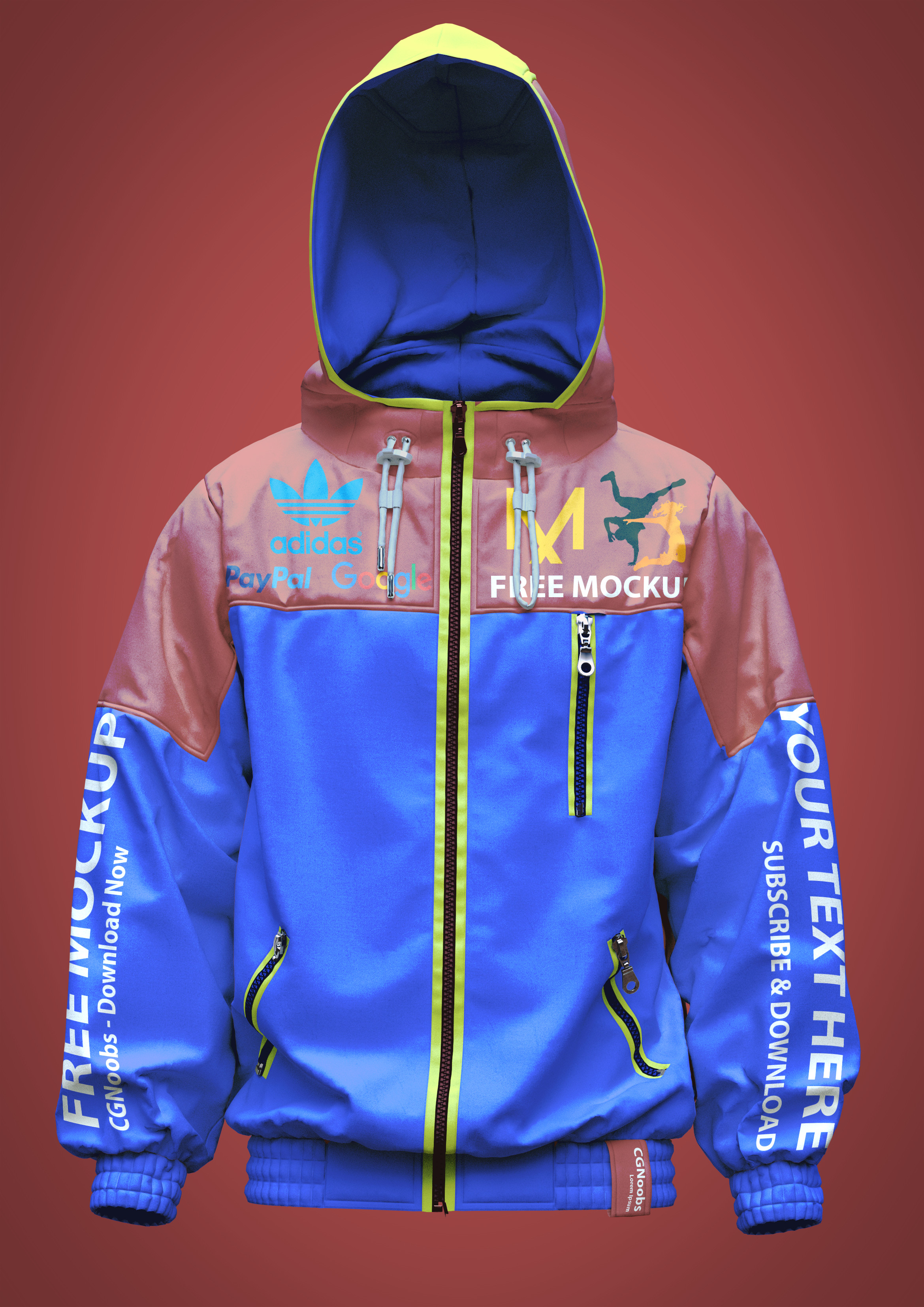 Download Artstation Free Mockup 61 The Jacket Cg Noobs