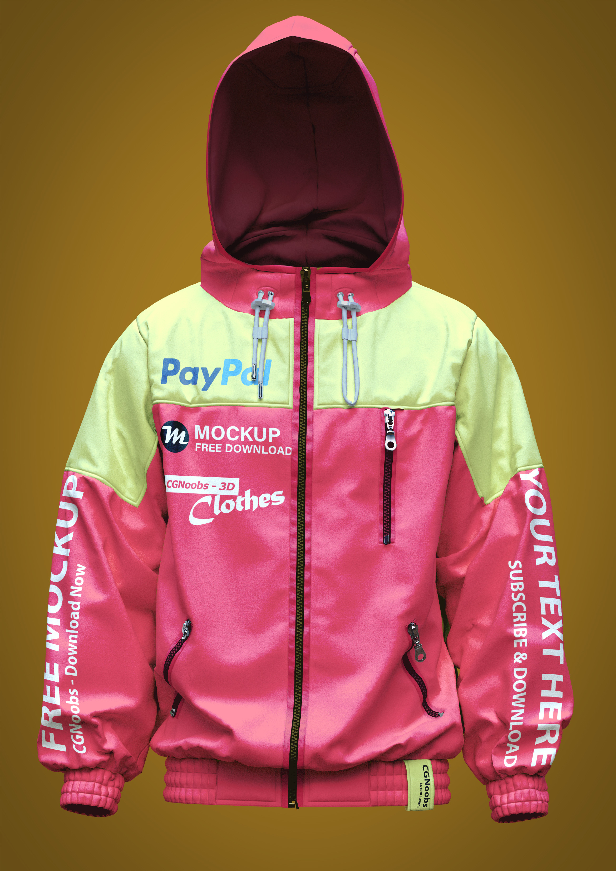 Download Artstation Free Mockup 61 The Jacket Cg Noobs