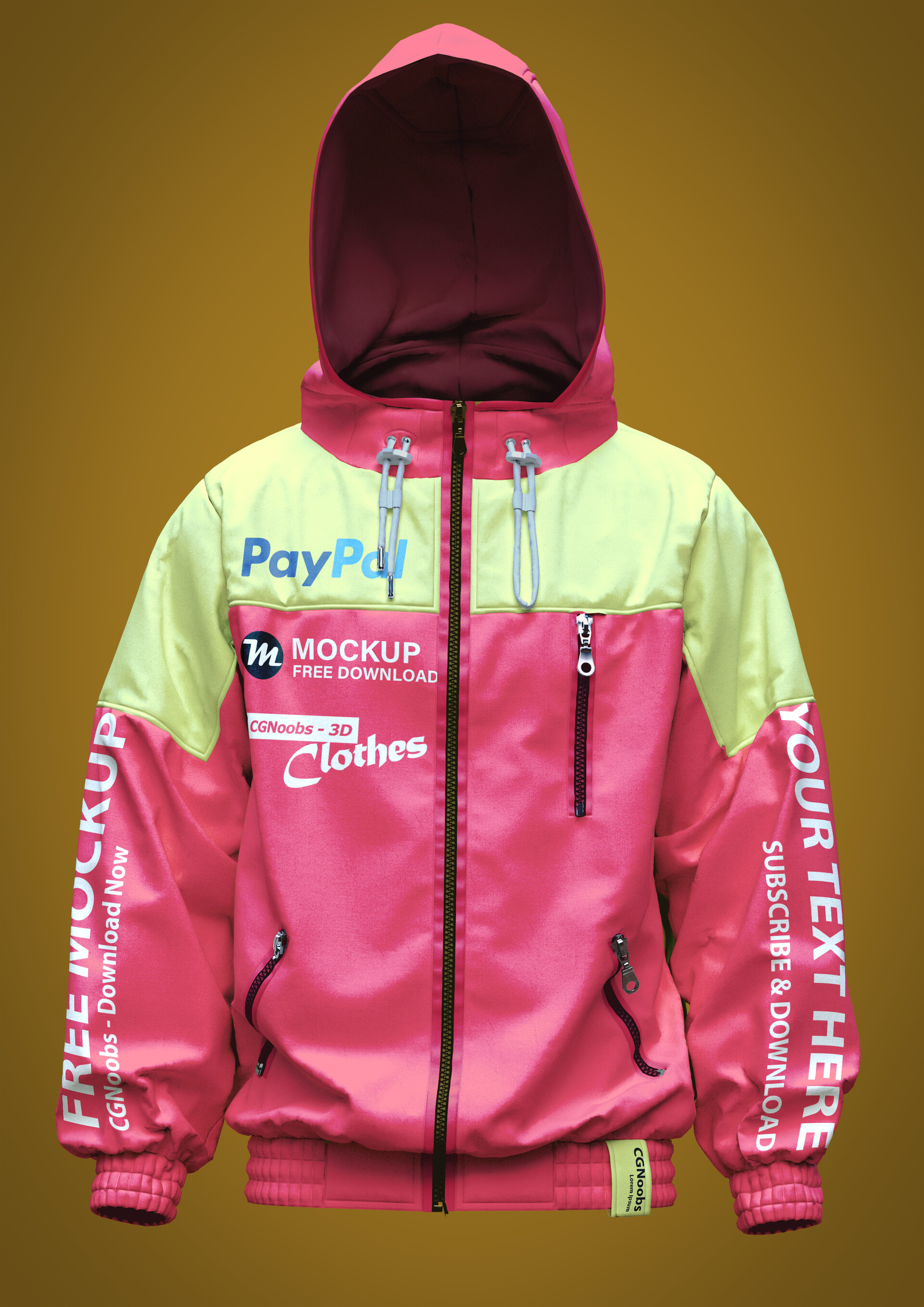 Download Artstation Free Mockup 61 The Jacket Cg Noobs