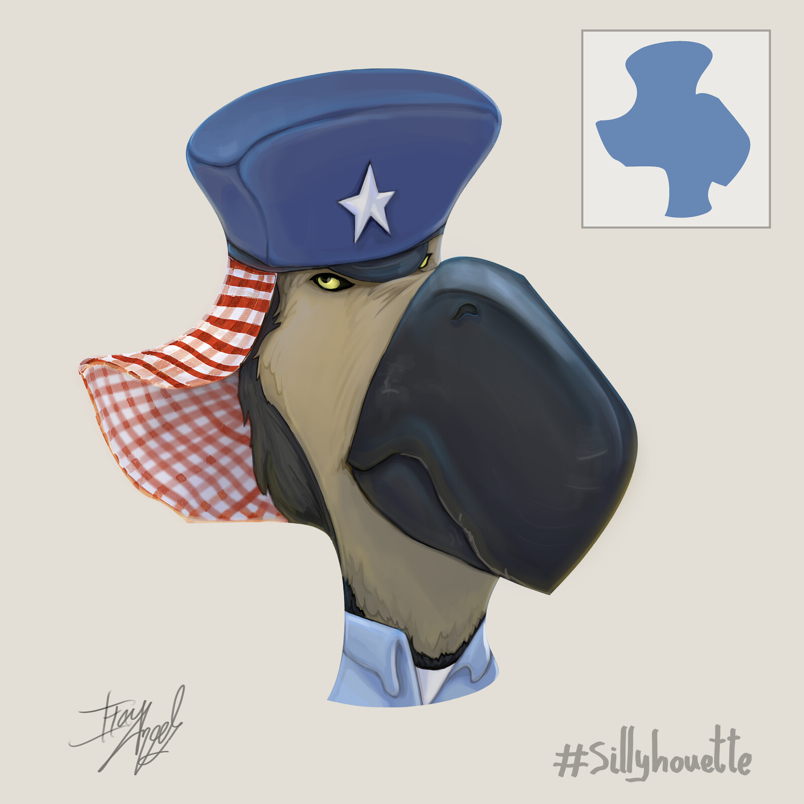 A bird? A police officer? An arab political figure? I don't know why you ask me?