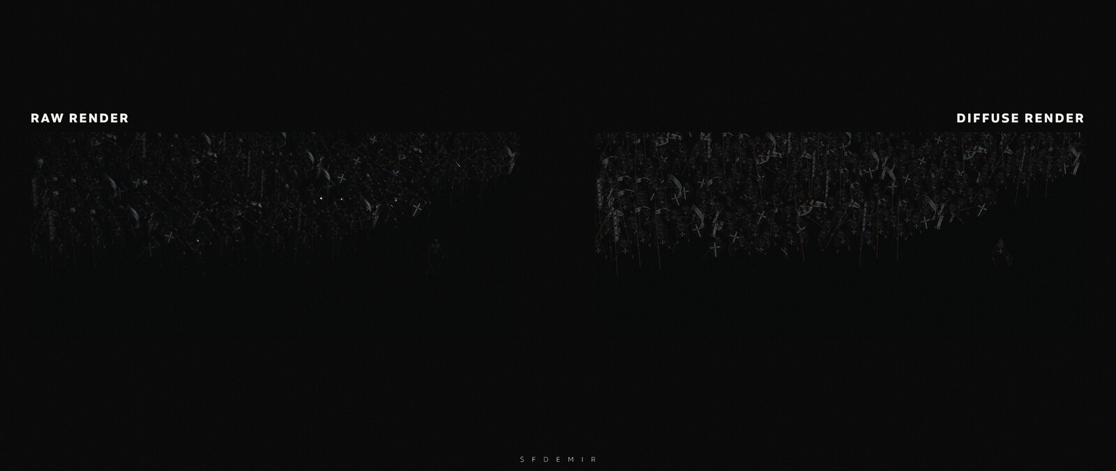 Raw &amp; Diffuse Render Pass