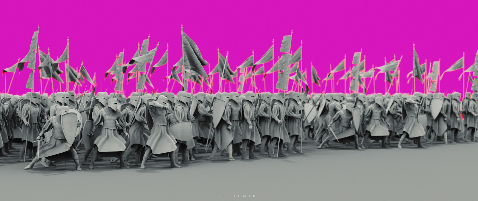 Main Render - Charge - Studio Scene - Clay Render