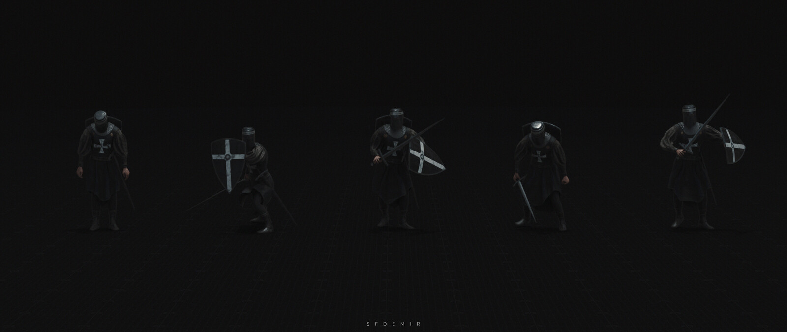 Templar Pose Pack 04