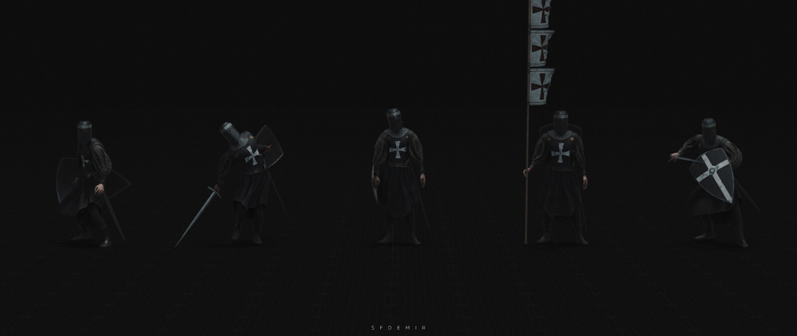 Templar Pose Pack 07