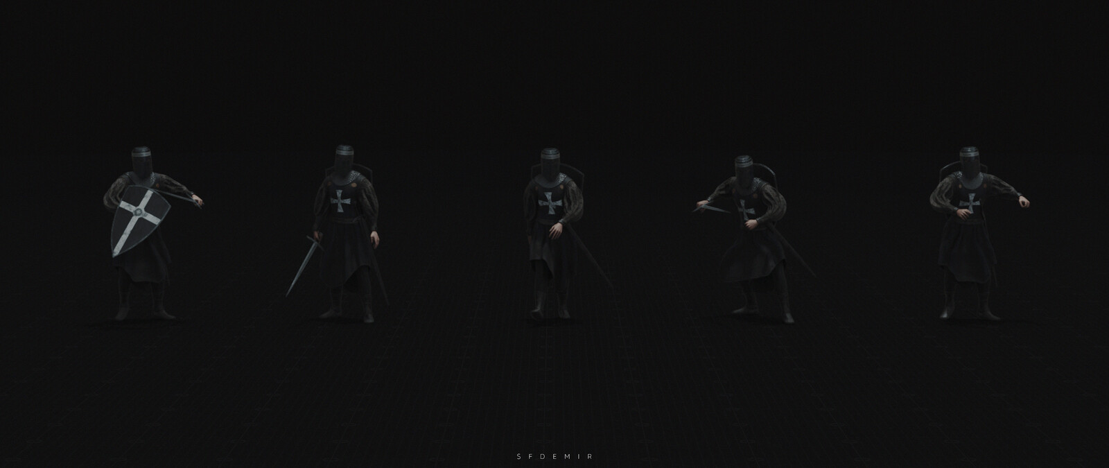 Templar Pose Pack 09