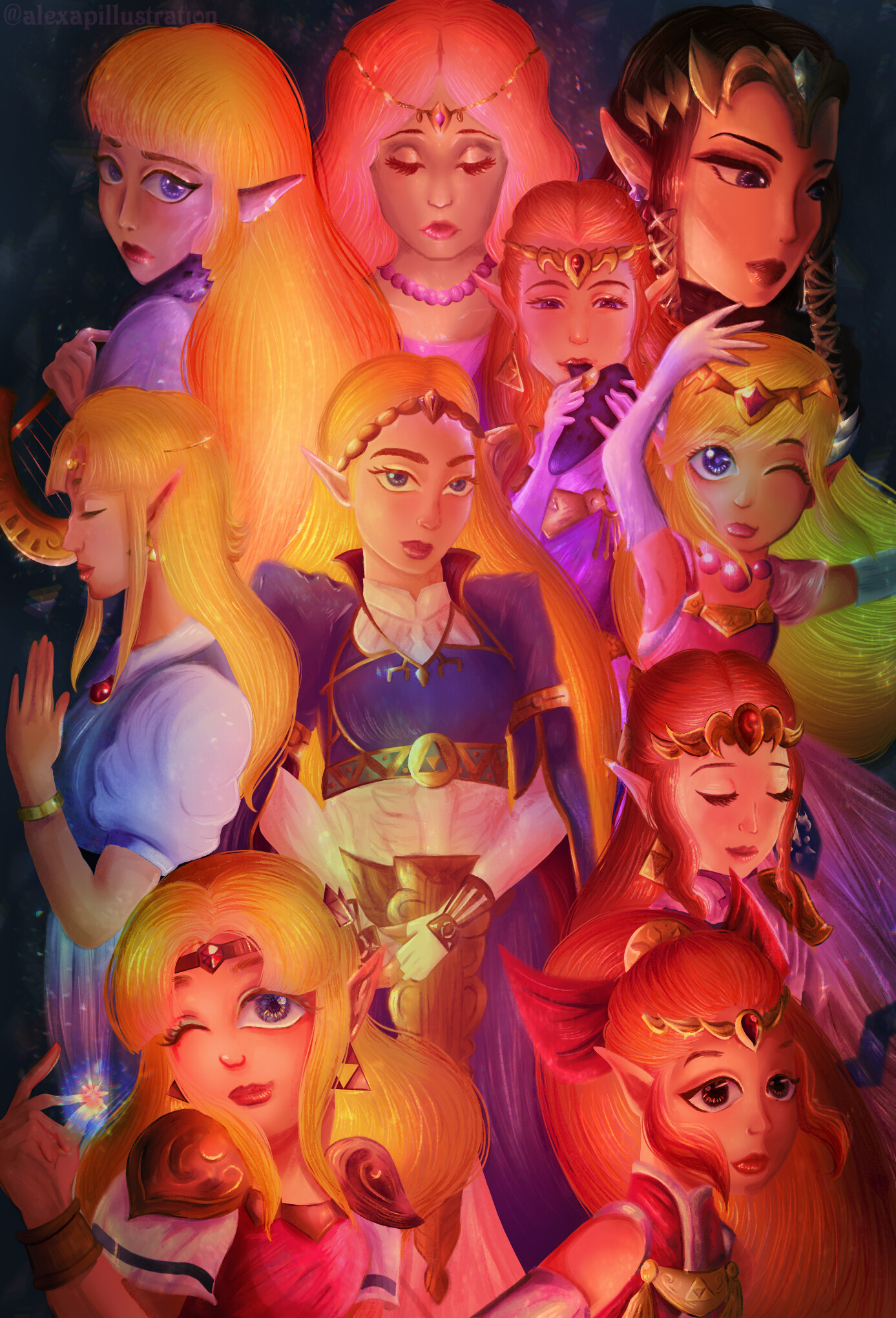 Zelda 35th Anniversary Fan Art The Legend Of Zelda Breath Of The
