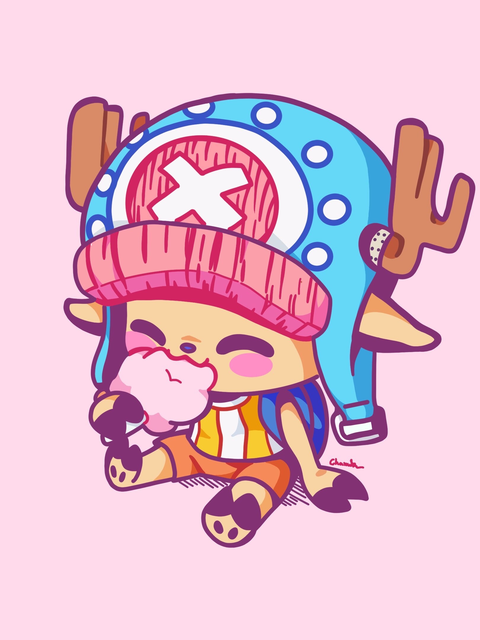 Chopper from one piece by Ms.Sushi on ArtStation. 