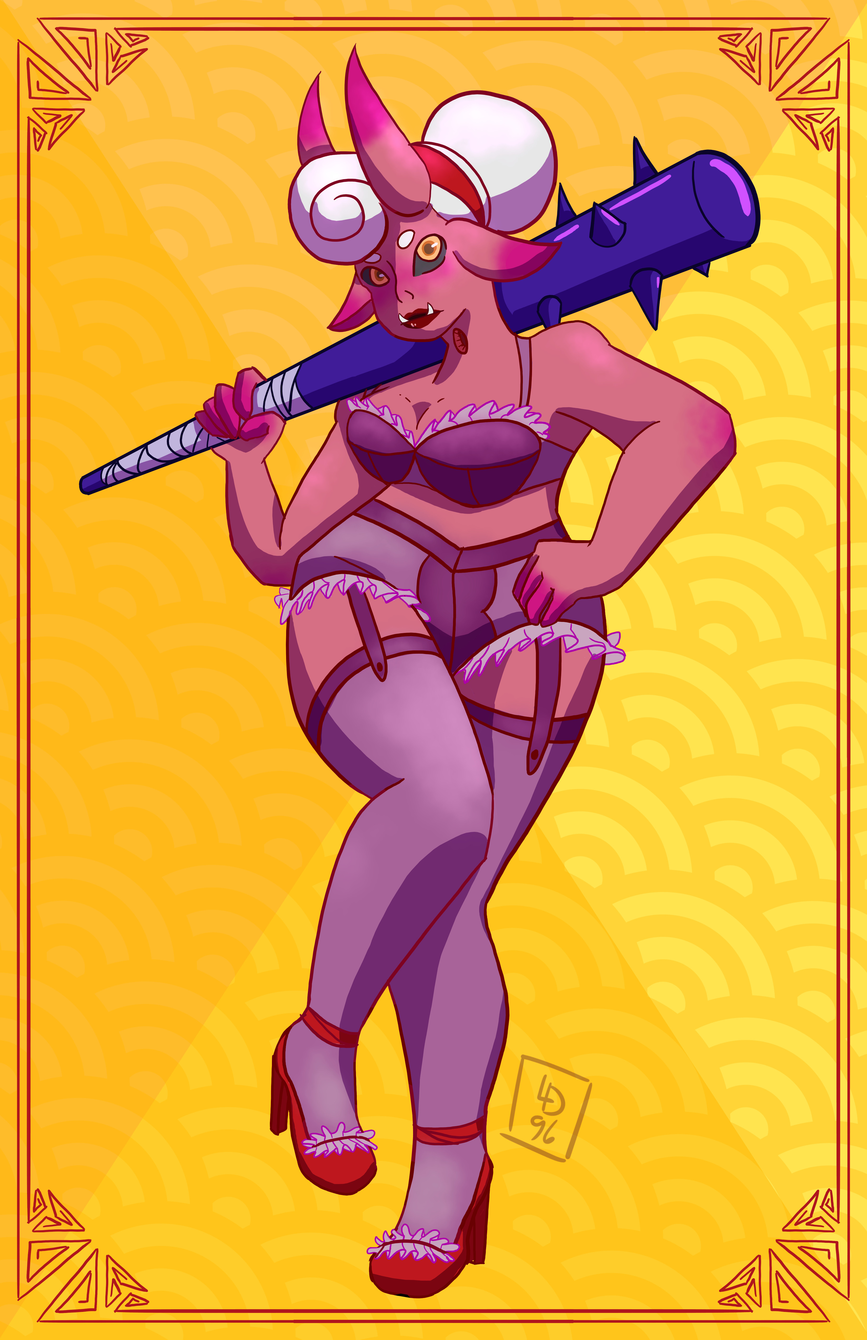 Artstation Monster Girl Pin Up