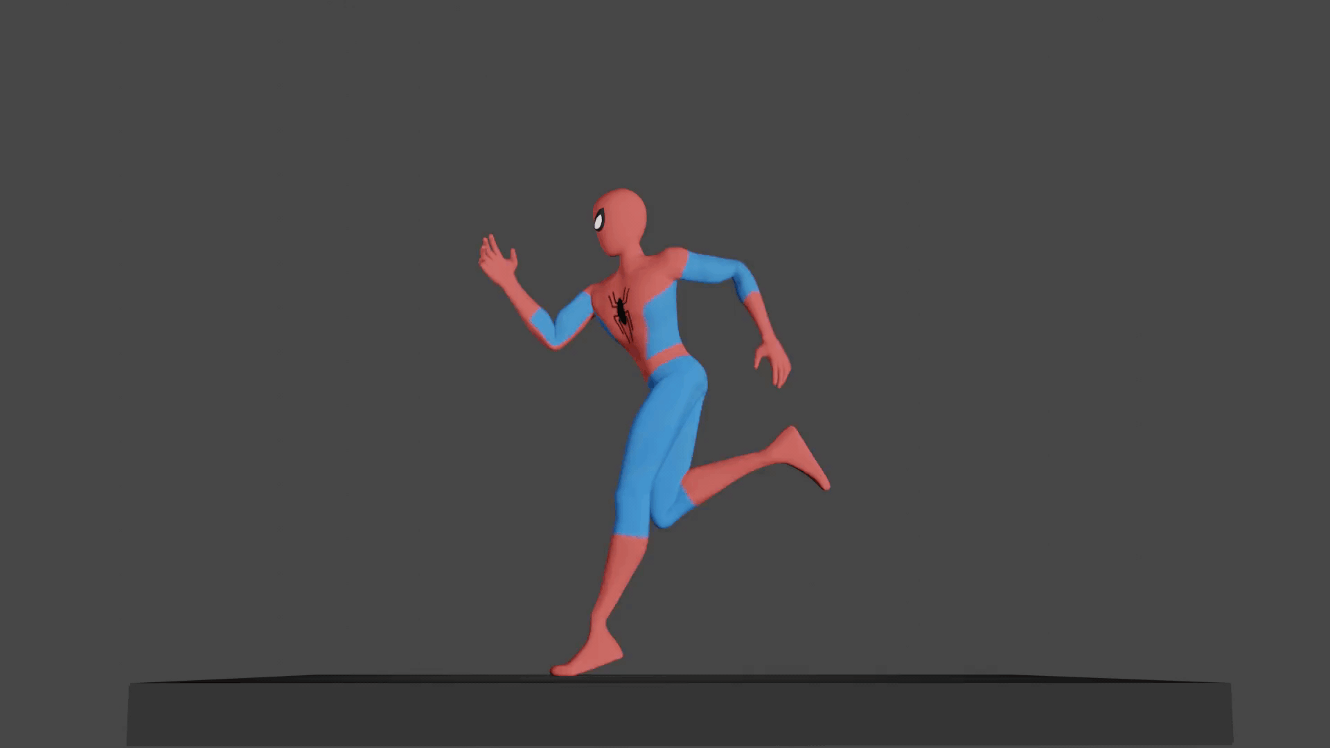 ArtStation - Spider man run animation