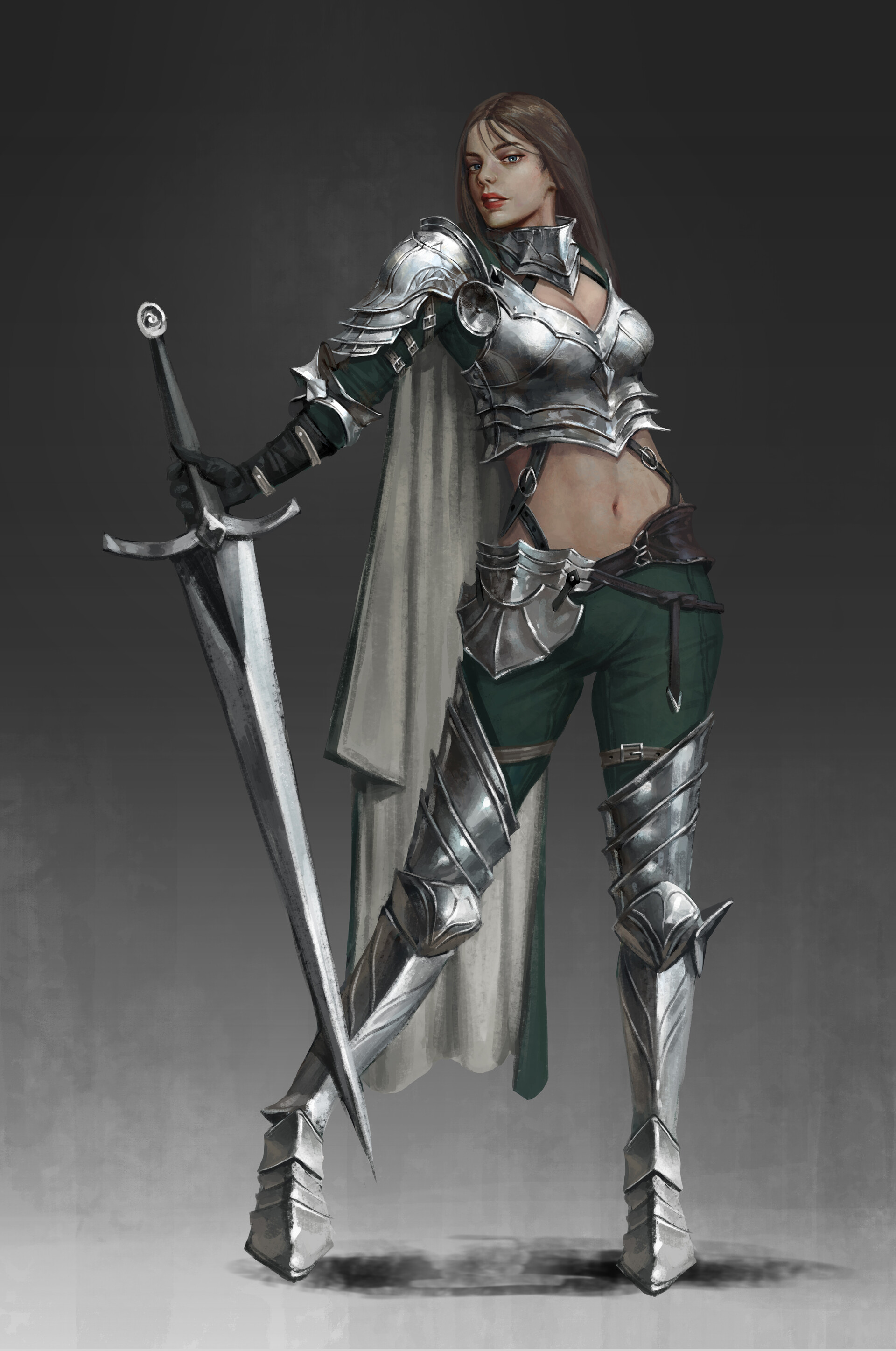 ArtStation - D&D fighter fanart, Rooss/young-ju Jang