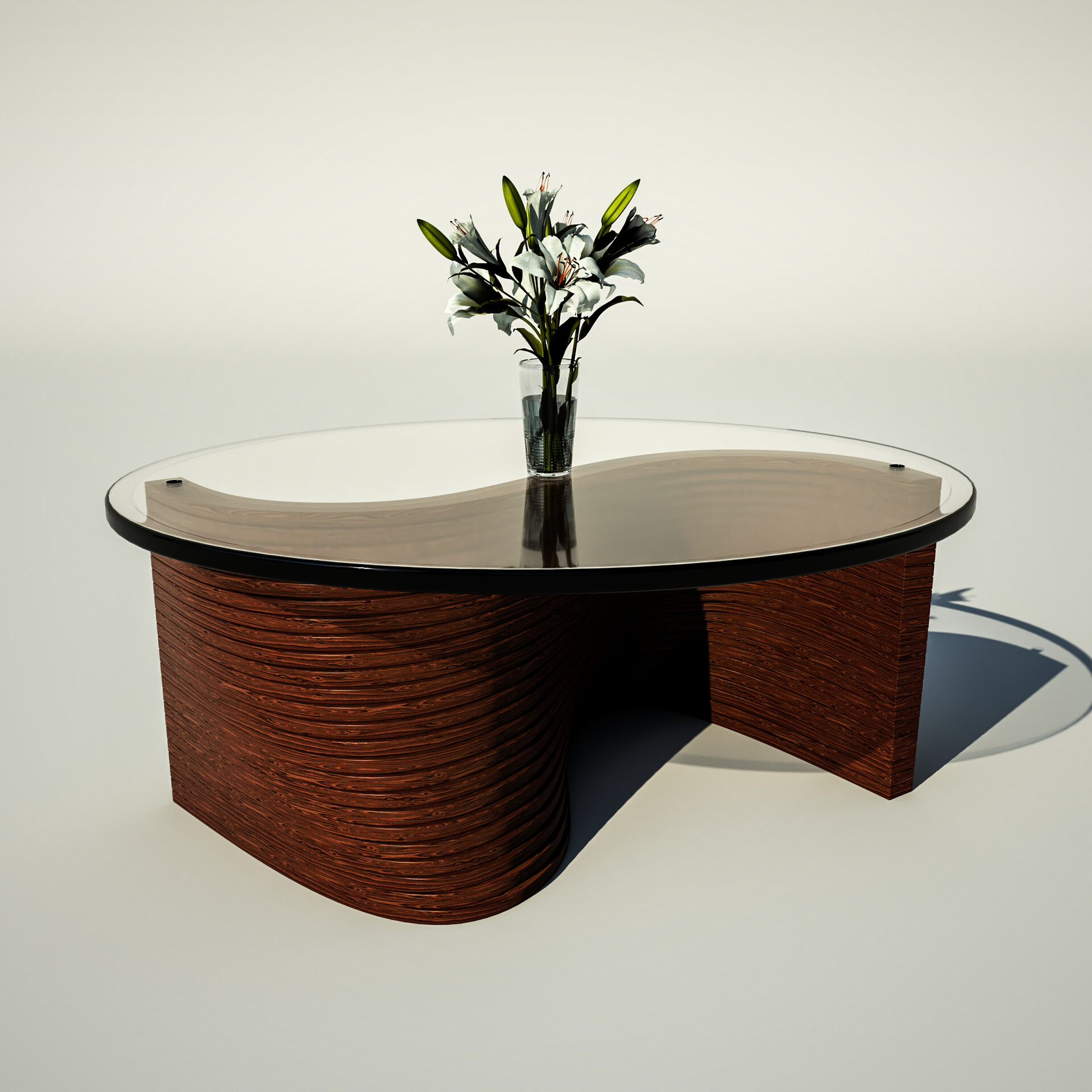 ArtStation Coffee Table with Flower pot