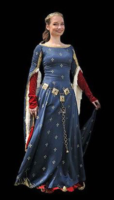 Marina Firmhofer Middle Ages Royal Clothing Study