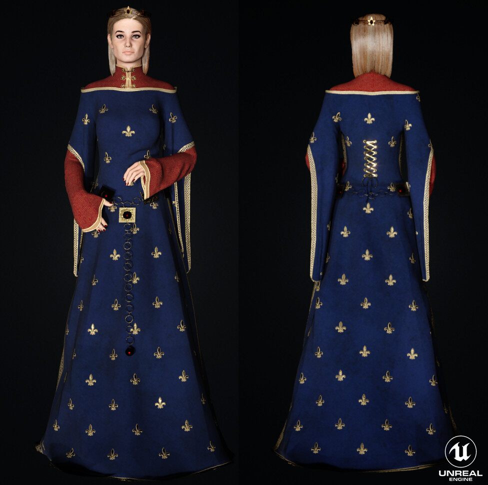 Medieval deals royal dress