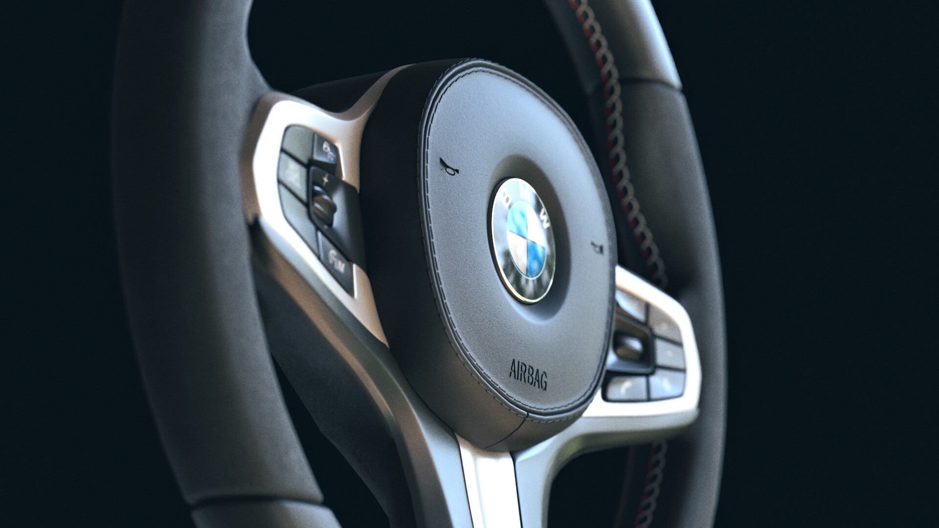 ArtStation steering wheel BMW M Performance