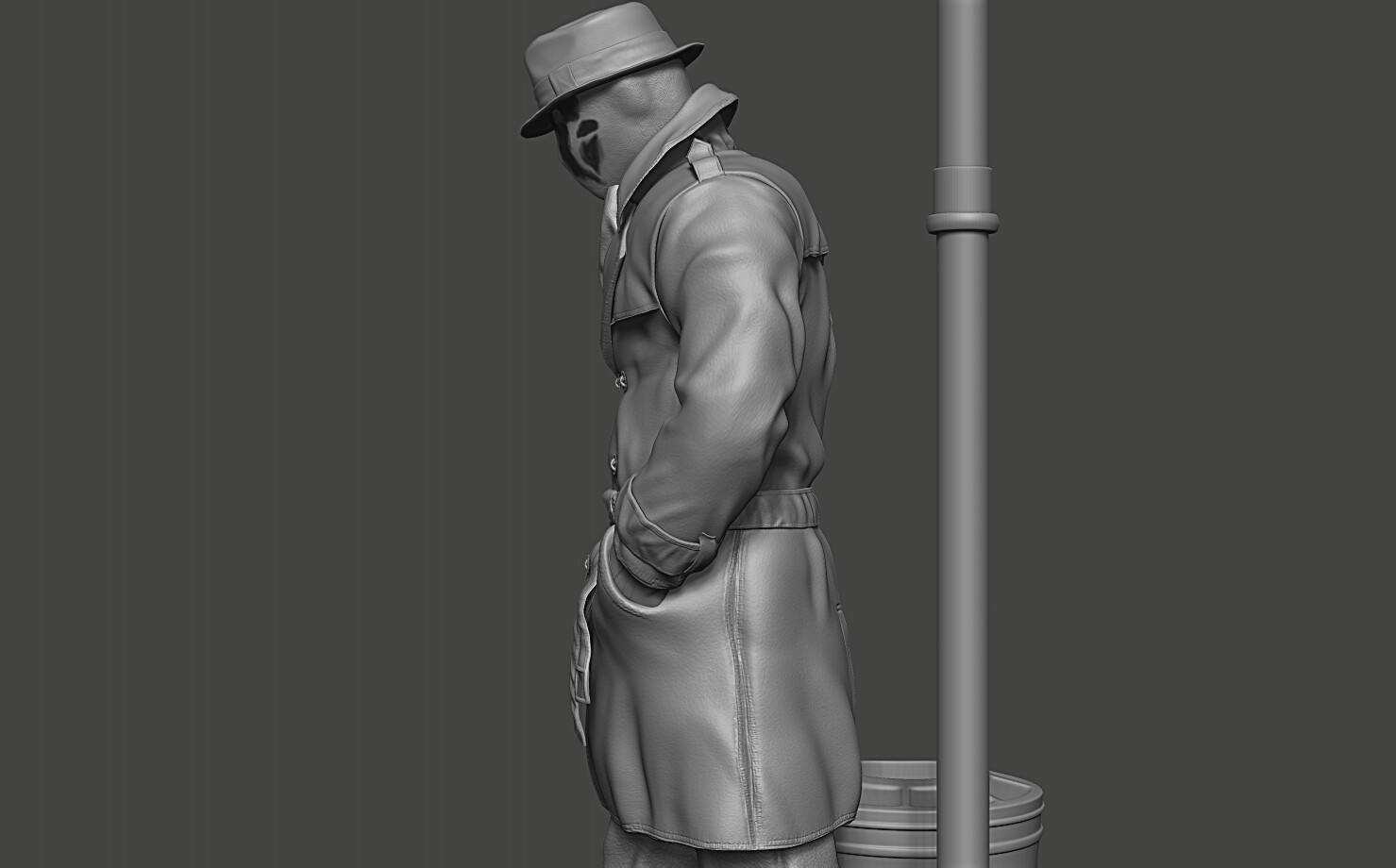 ArtStation - 'WATCHMEN' - RORSCHACH FAN ARTWORK