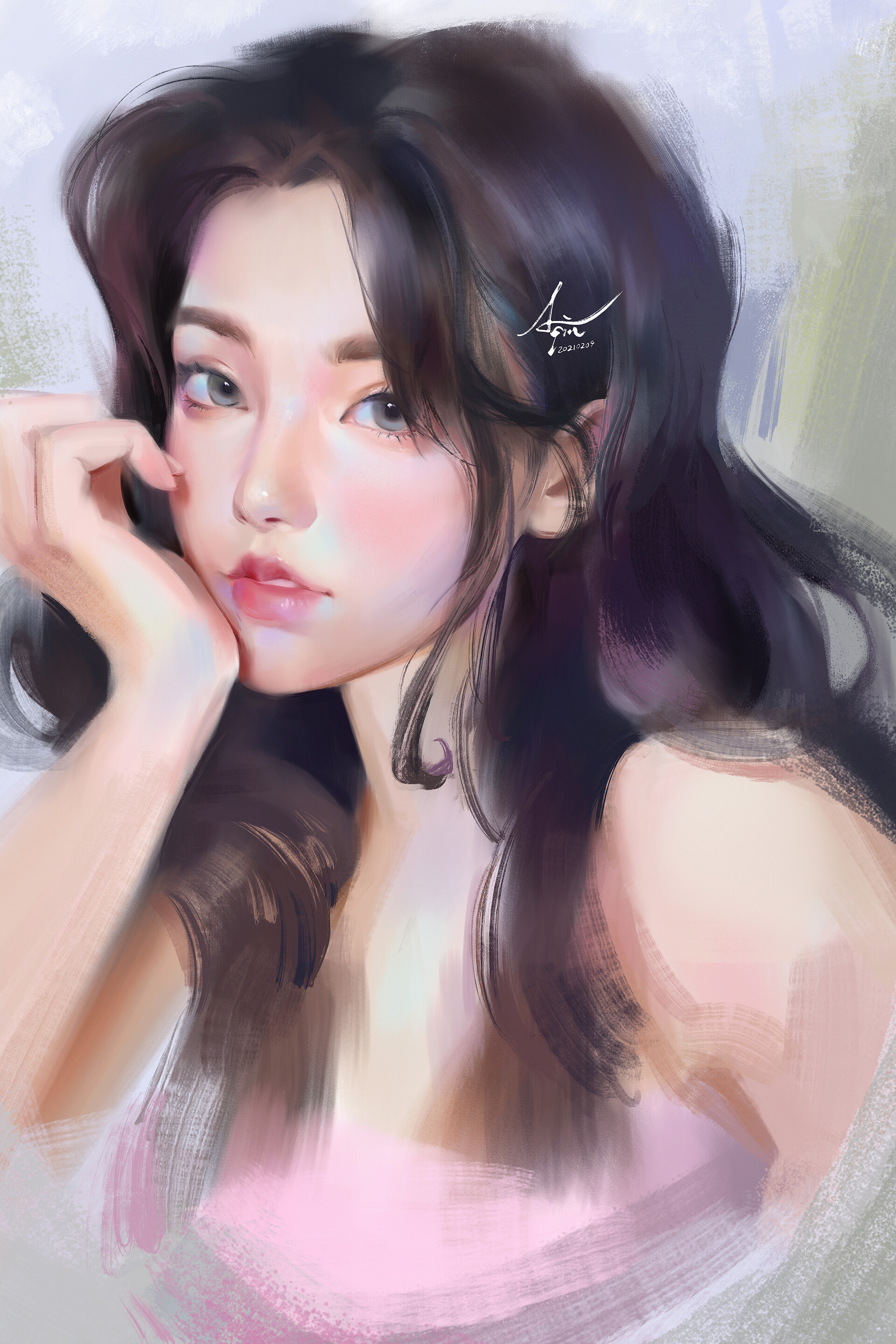 妩媚 一沁-Aqin - 平光下的妩媚女孩