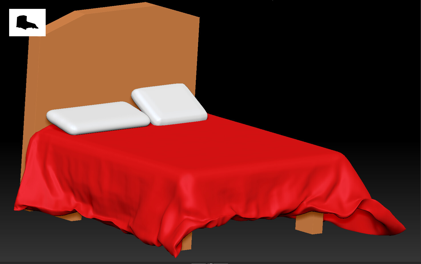 Gabriel Fernández - Bed 3d Model