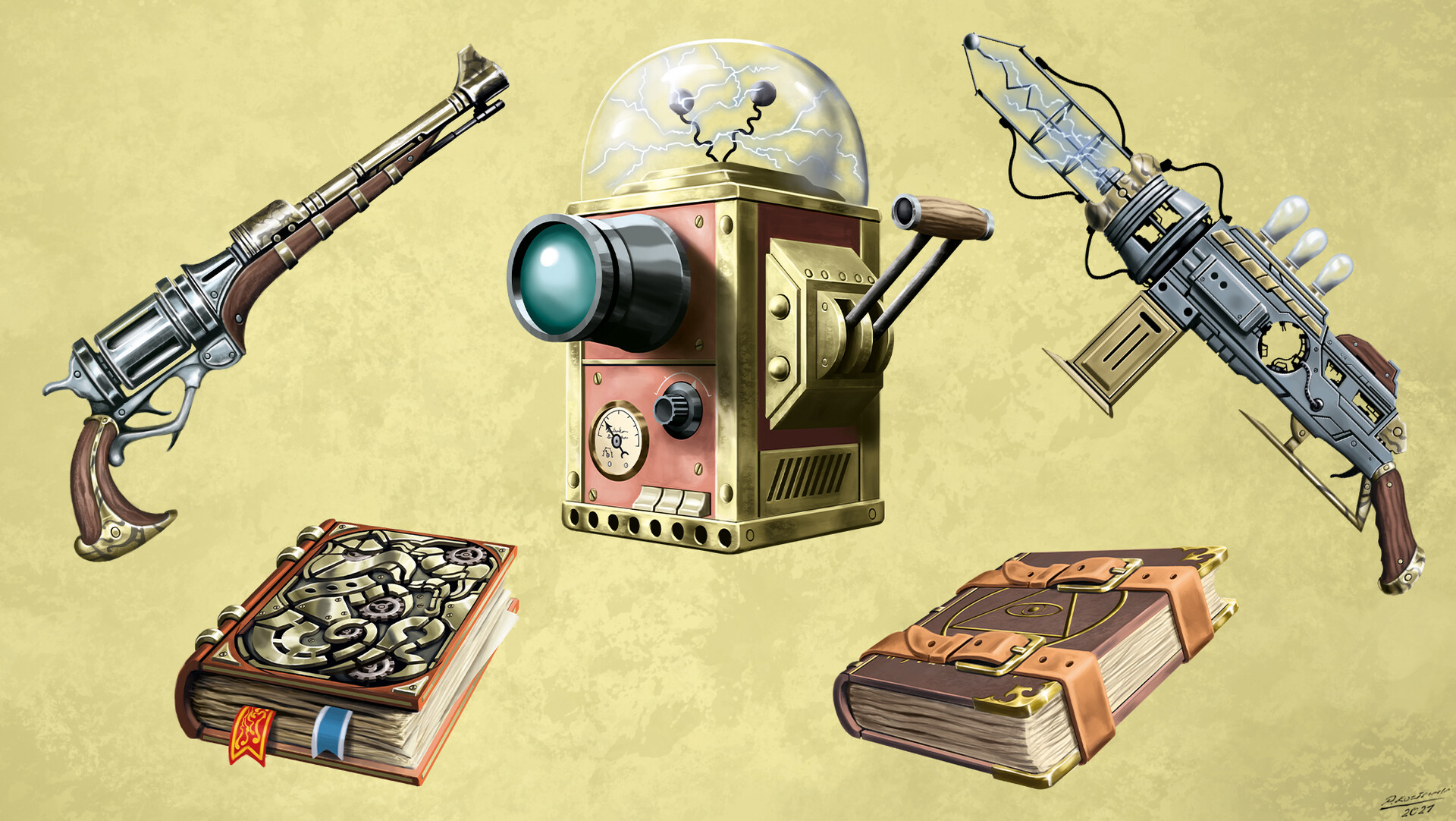 ArtStation Clockwork Island concpets 4