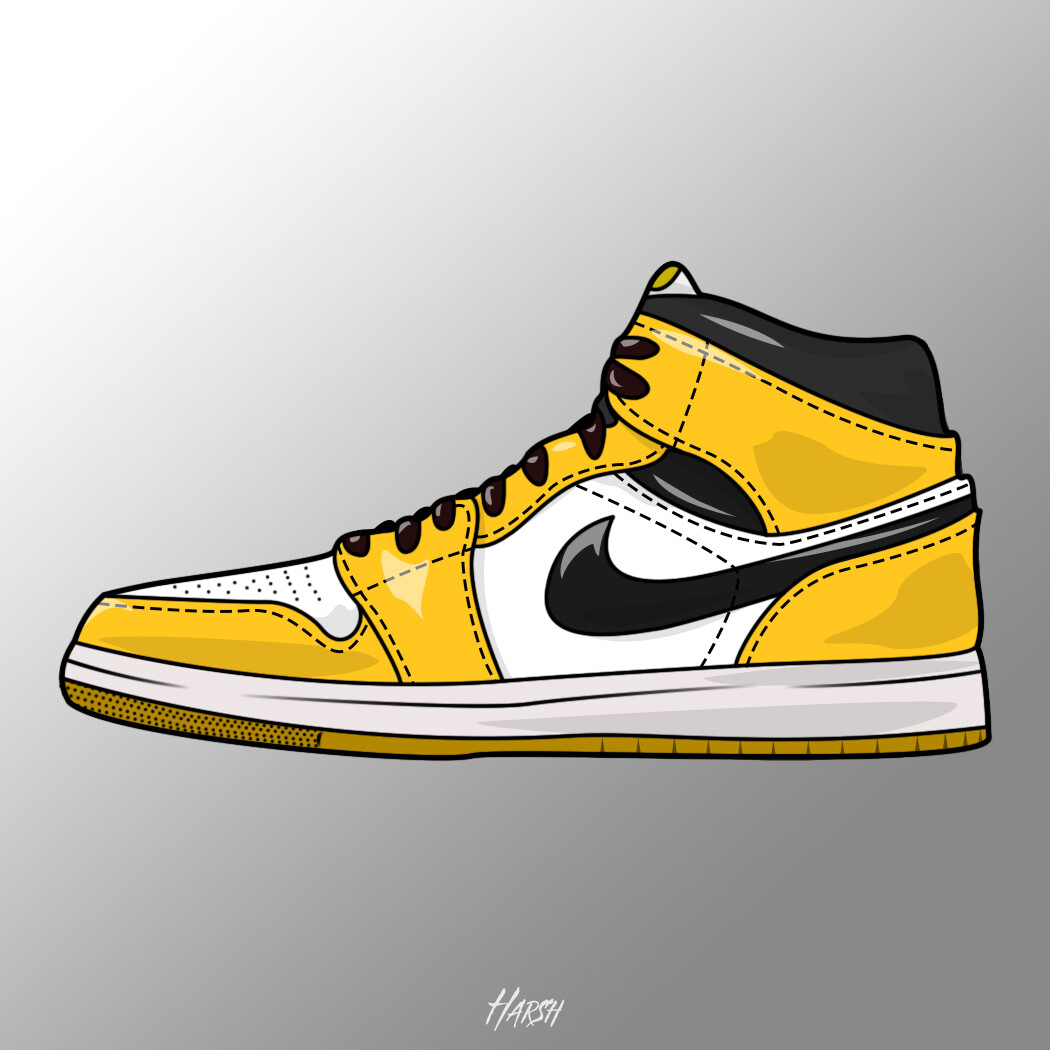 jordan 1 mid cartoon