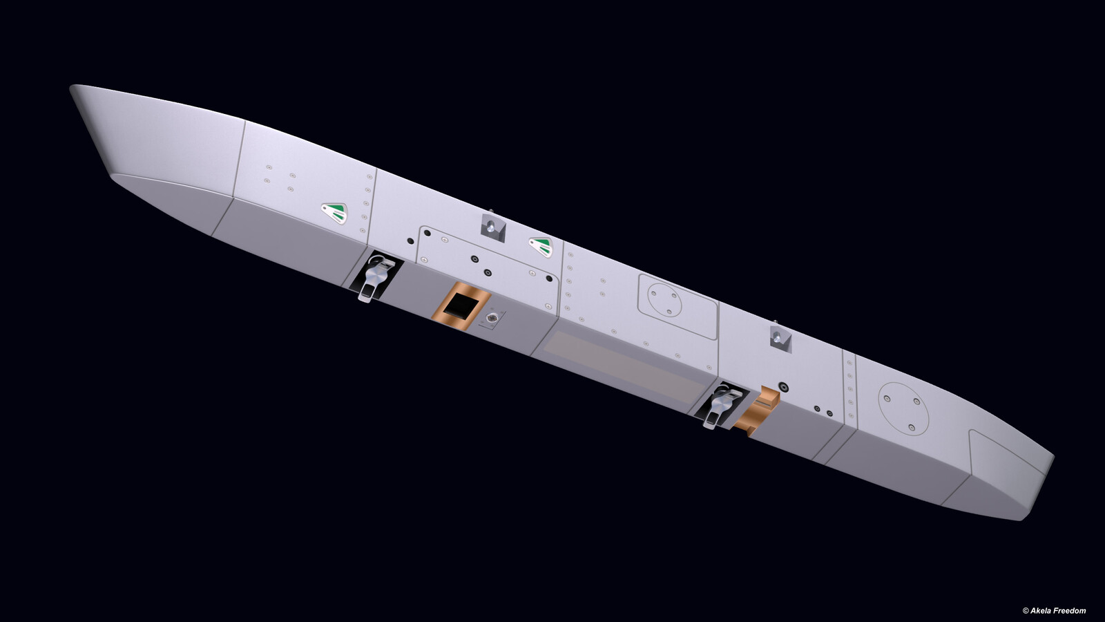 Link for 3D model:
https://www.cgtrader.com/3d-models/aircraft/part/ventral-pylon-for-meteor-missile