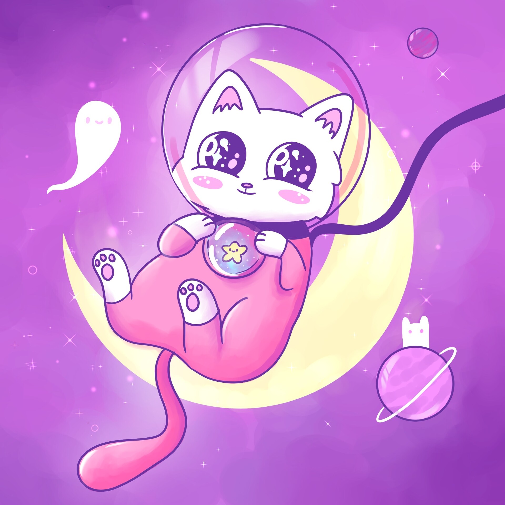 ArtStation - Space kitty