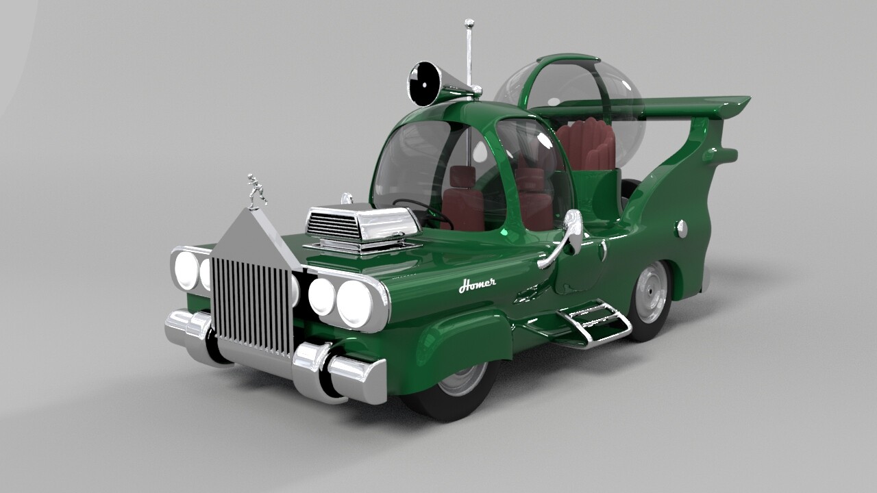 ArtStation The Homer Car