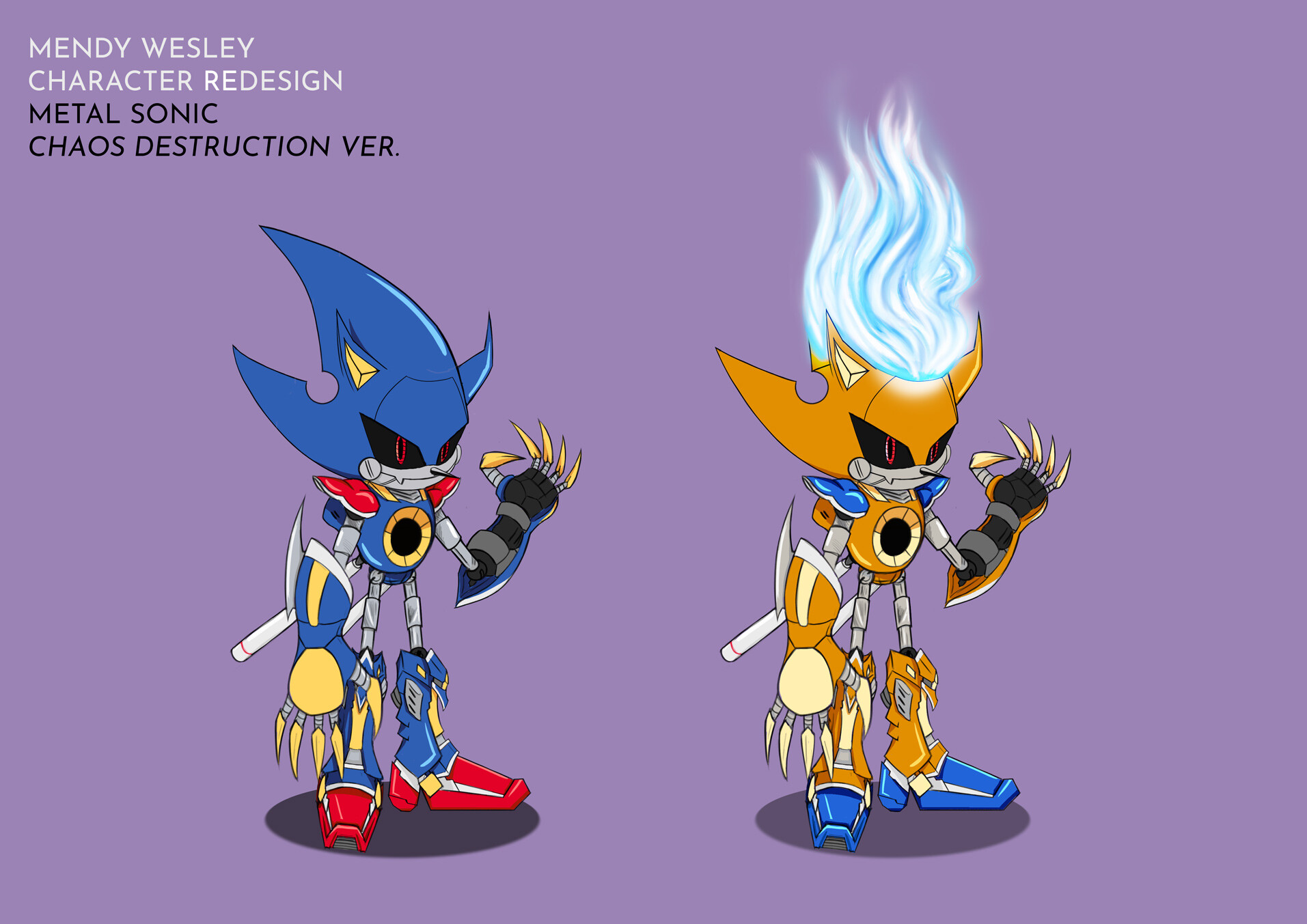 All Metal Sonic Forms 