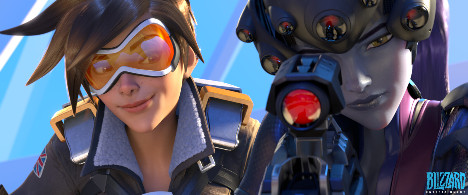 Tracer, Reaper and Widowmaker surfacing works - Overwatch Announcement Cine...