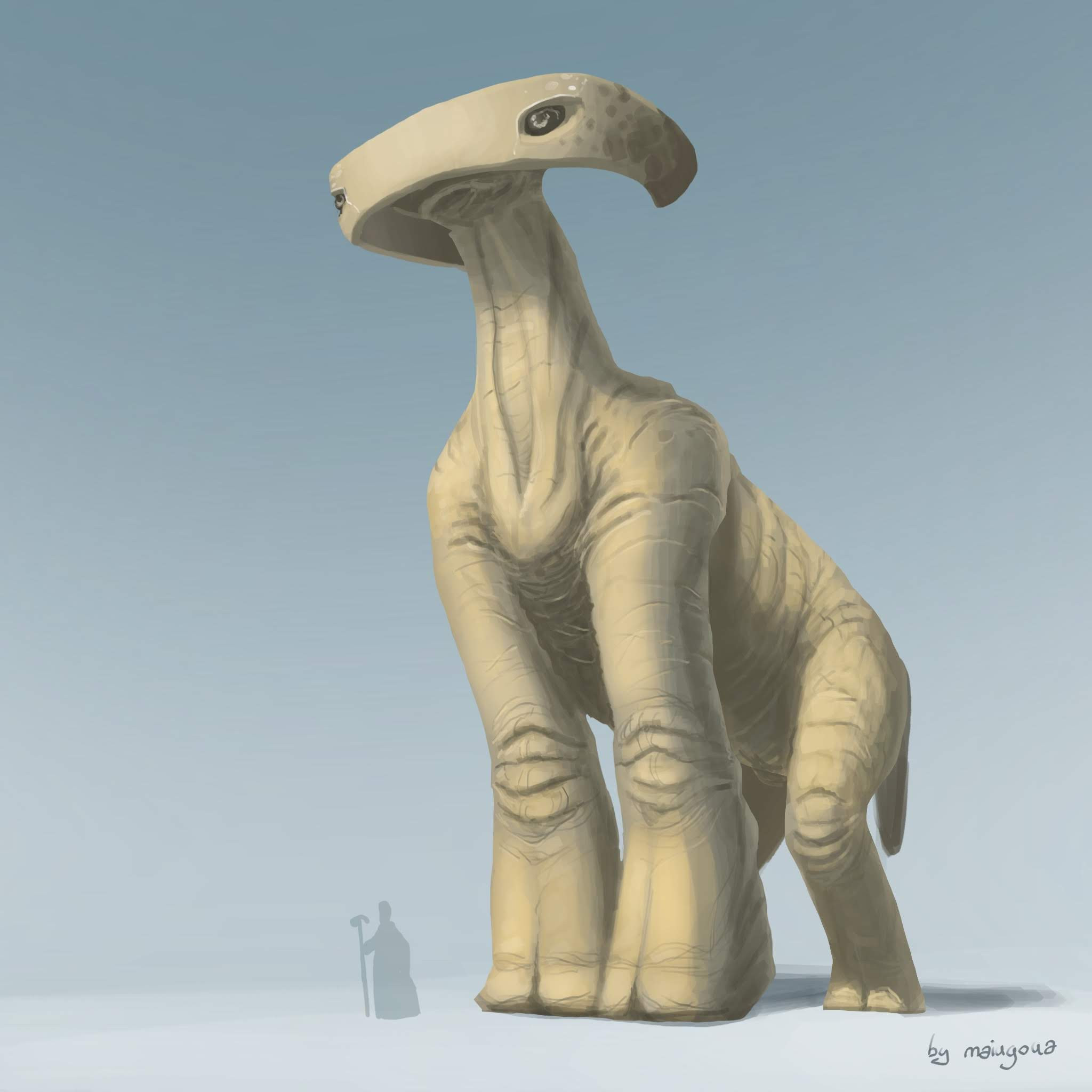 The u-nosaur size comparison