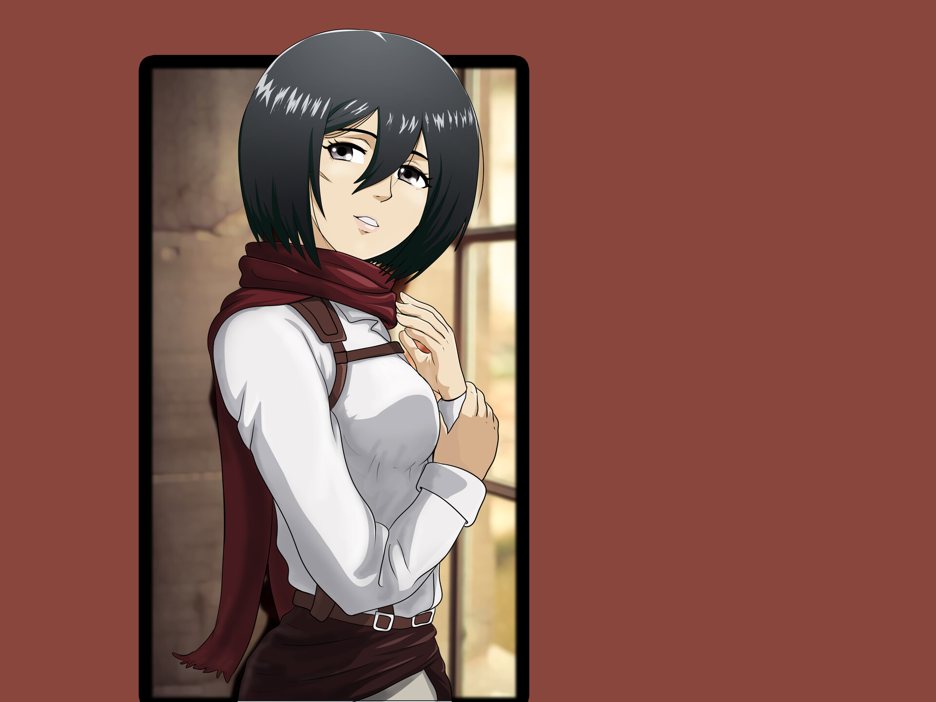 Artstation Mikasa Ackerman Chibichamba Artstation Mikasa Ackerman Chibichamba