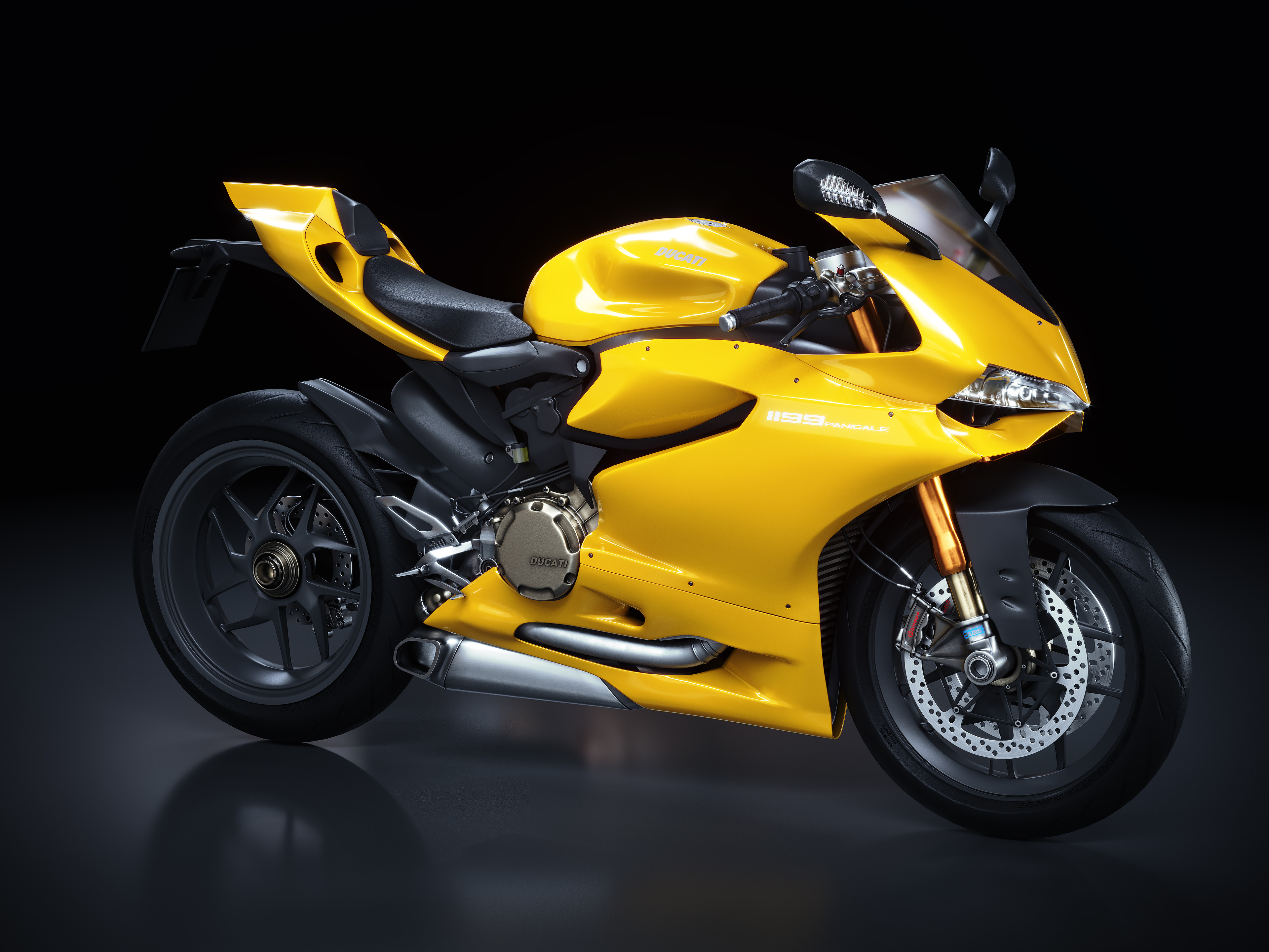 Yellow ducati 2025