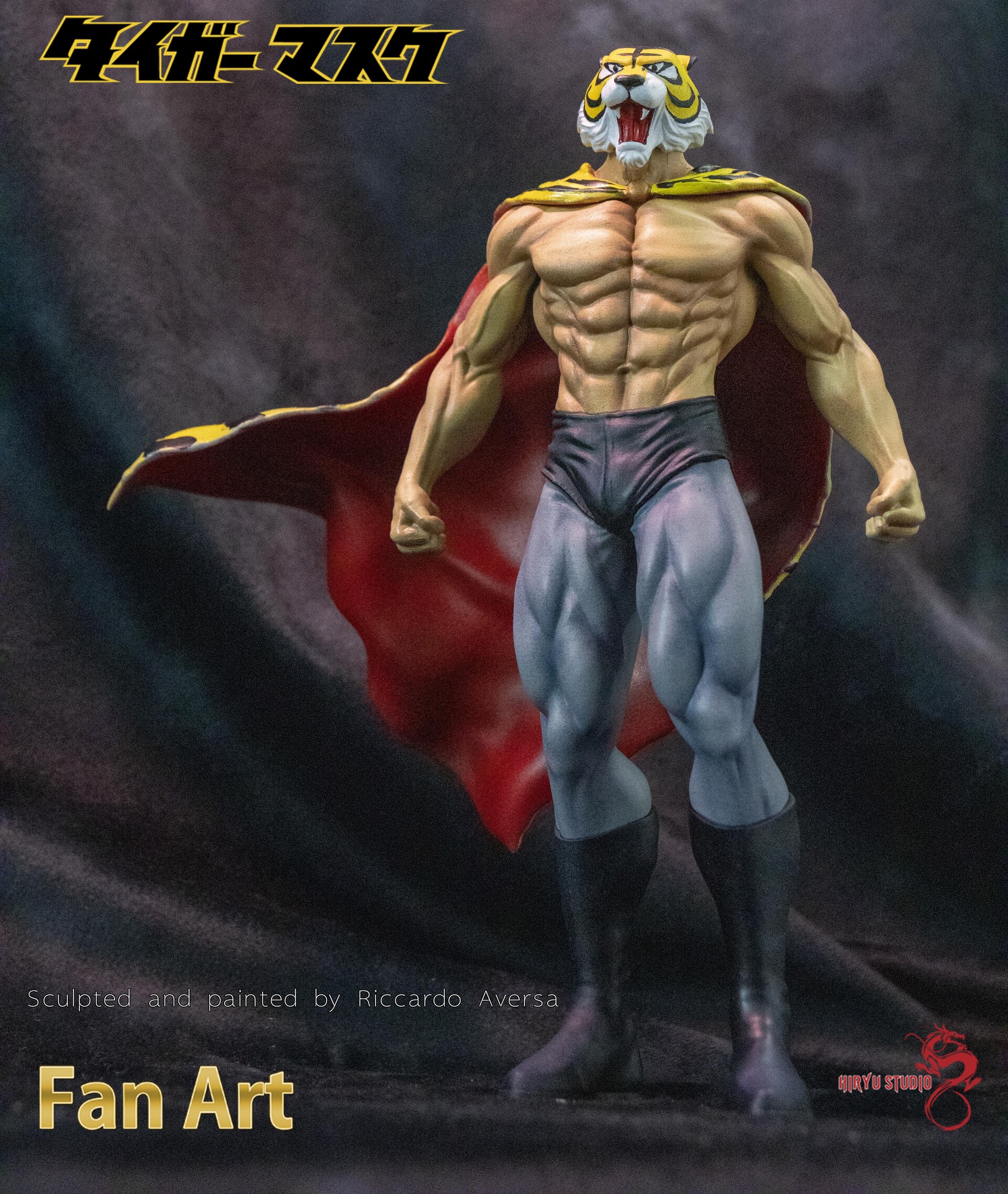 Riccardo Aversa - Tiger Mask タイガー・マスクstatue Riccardo Aversa - Tiger Mask タイガー・マスクstatue