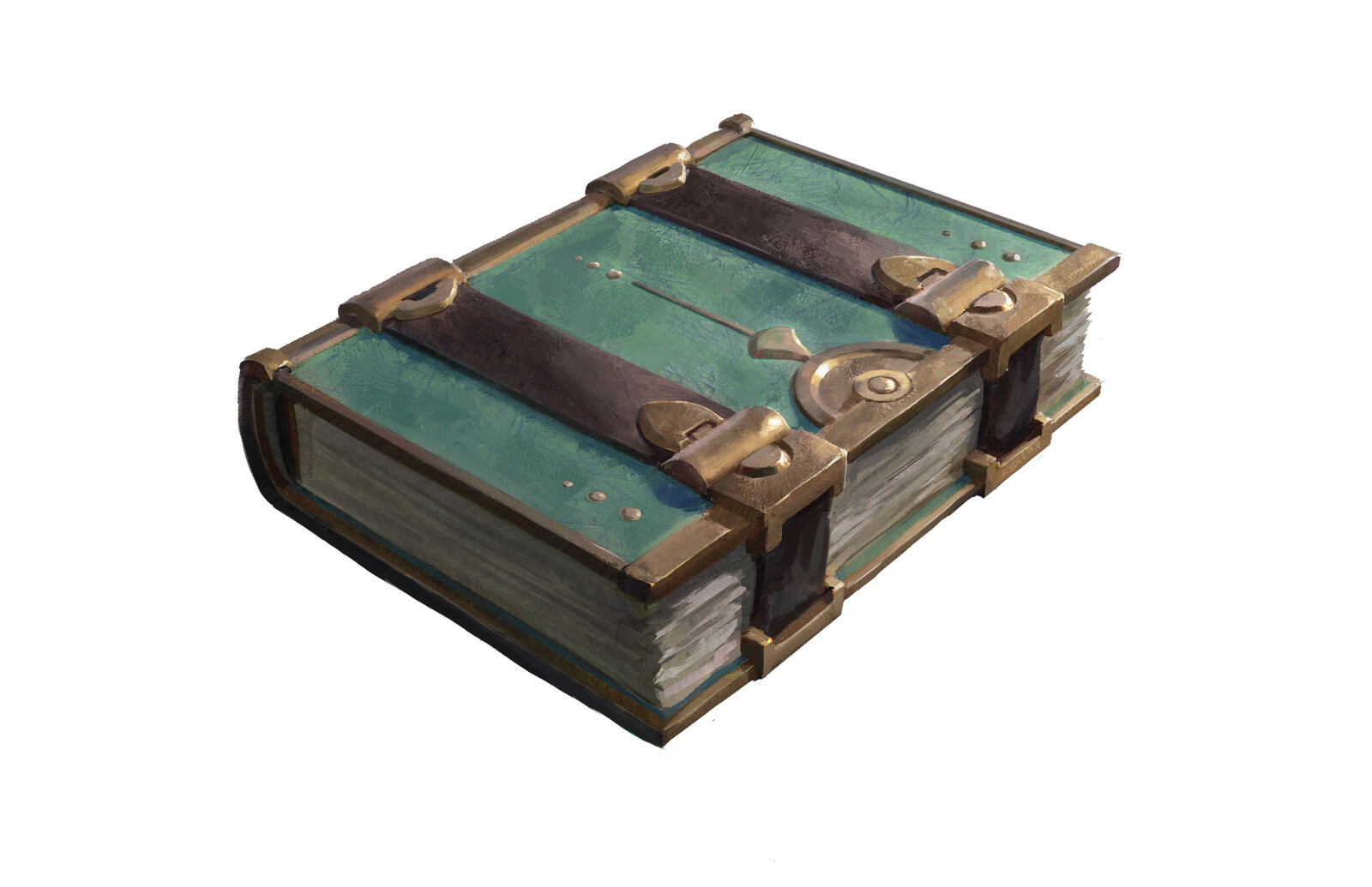 False book acting as a container for the wooden tubes