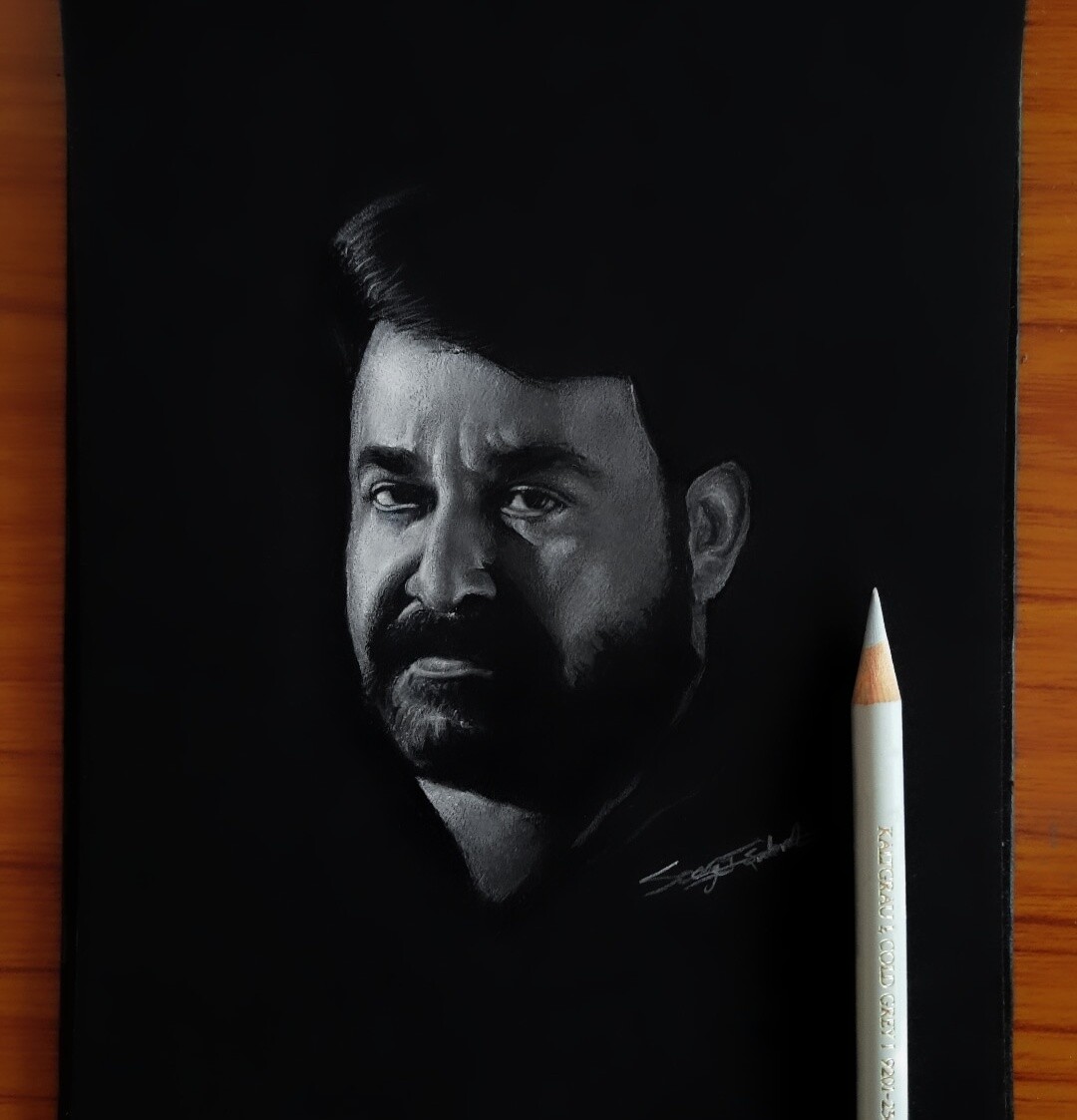 Share 124+ mohanlal pencil drawing latest