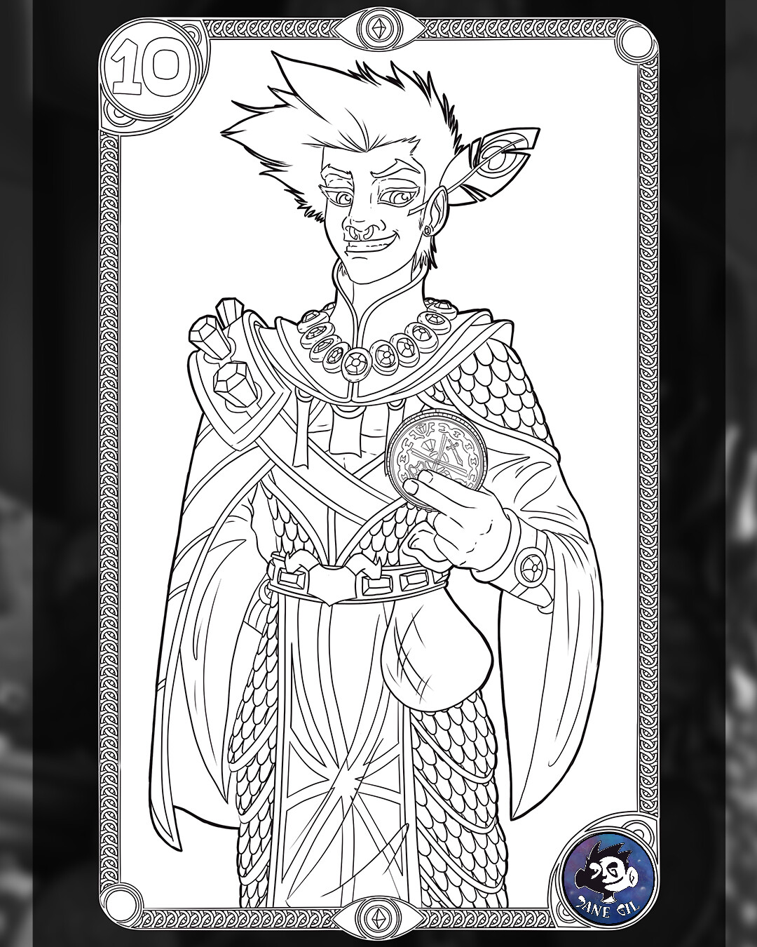 Artstation Baraja Espanola Original Sota De Oros