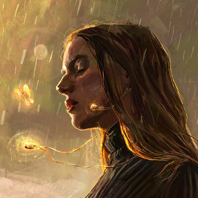 Arya art raining light 2
