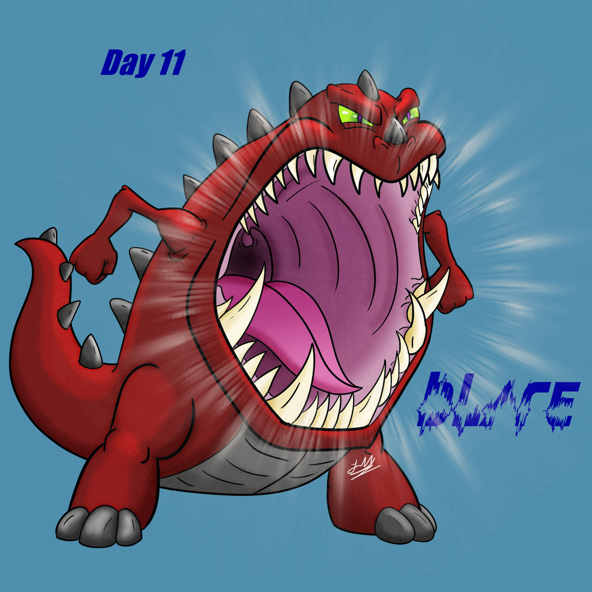 Kaijune Day 9: Mokele-Mbembe by GG-Channel on Newgrounds