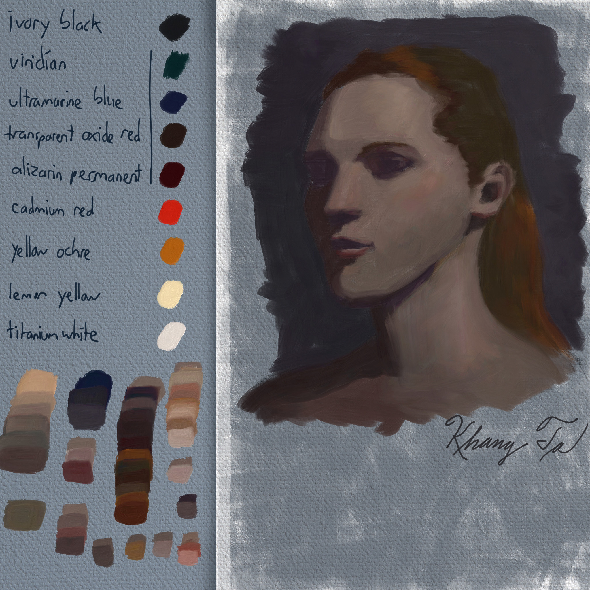Portrait Painting Practice with Joseph Todorovitch