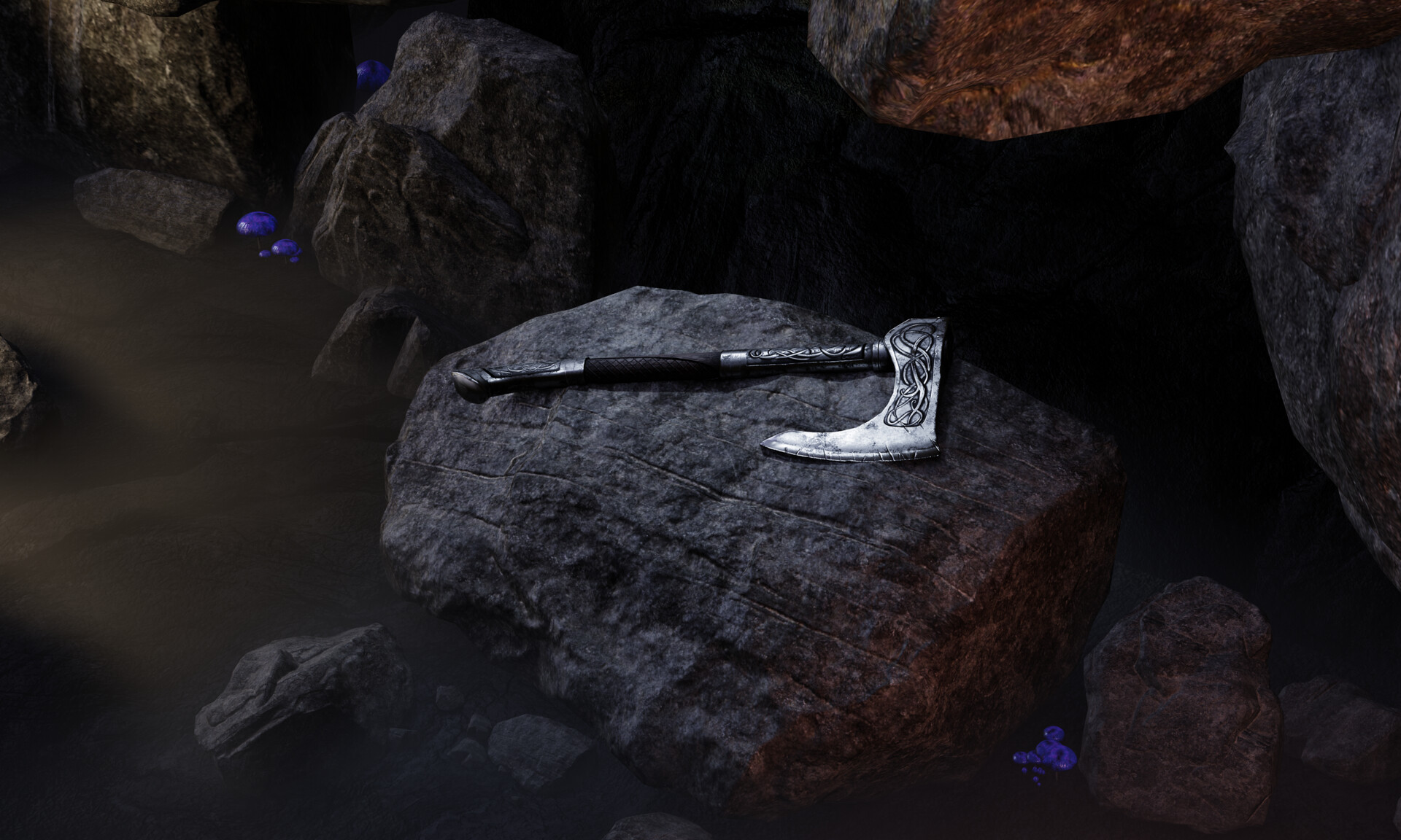 ArtStation Eivor's Axe AC Valhalla ( Low Poly )