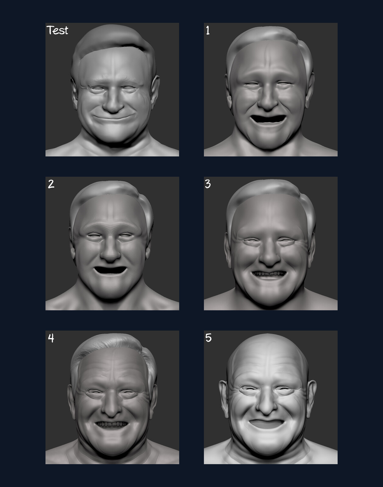 progression of faces (I didnt save as many as I would have liked)